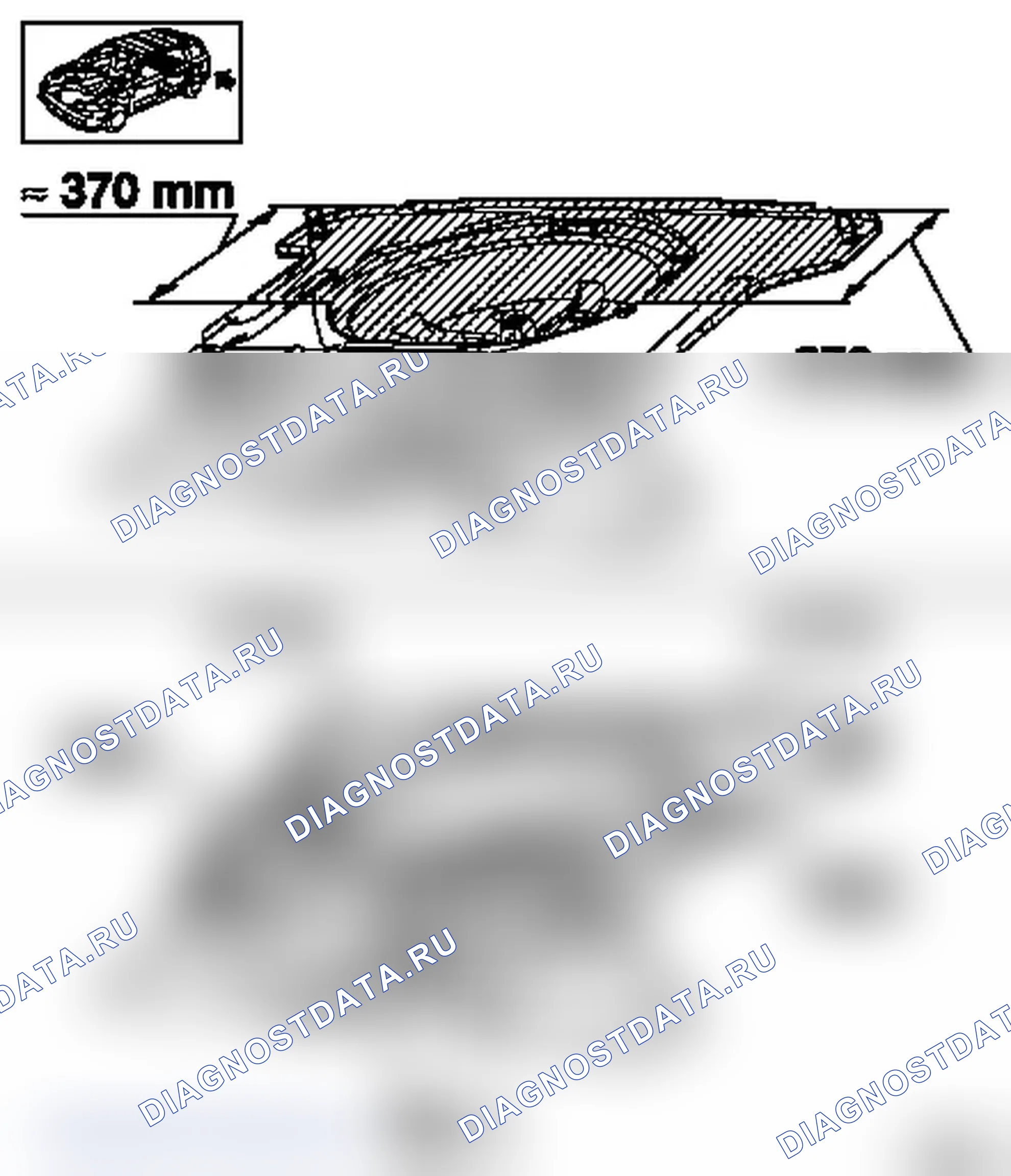 Замена меньшего участка днища сзади (модели F35, F70). Opel Astra G