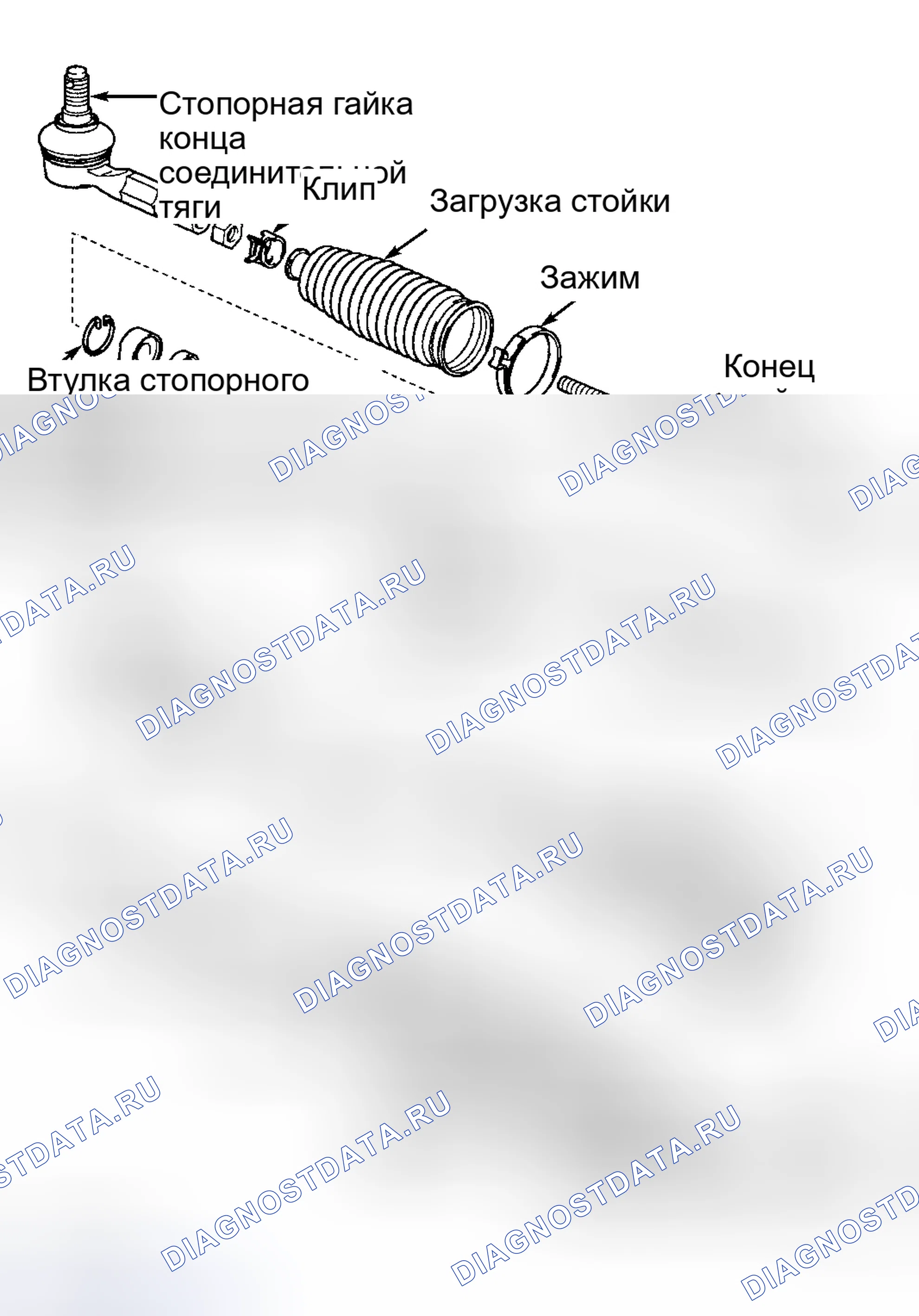 Рис. 16: Разборка (ECHO и MR2). Toyota Avalon XX20