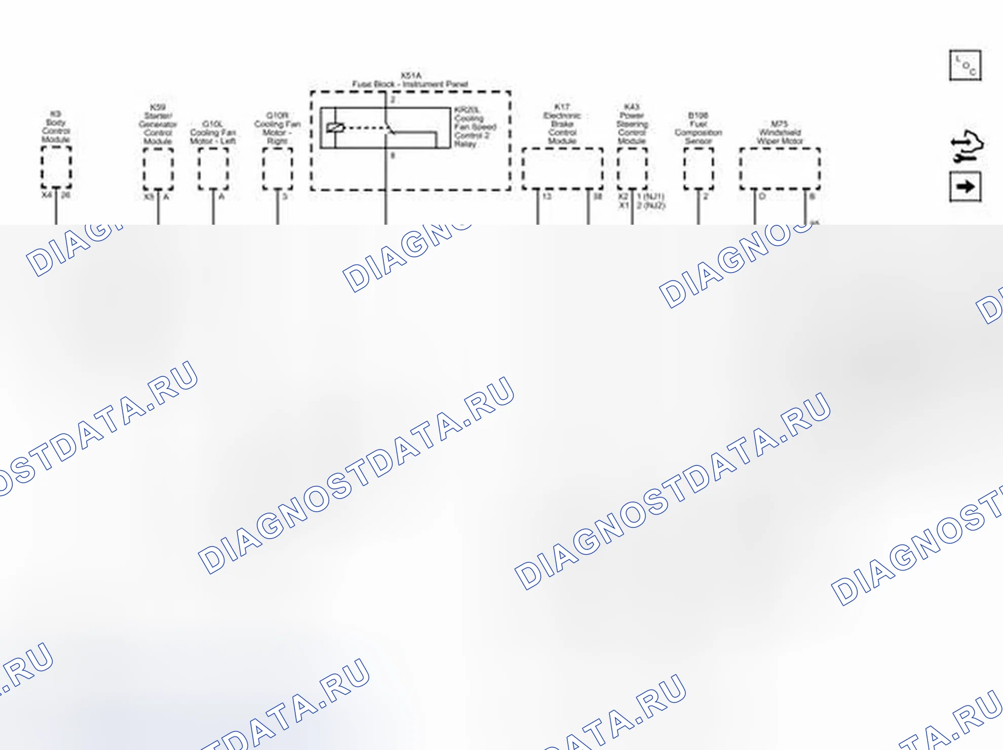 Рис. 46: G100, G103, G106, G109, G110 и G111. Buick LaCrosse II рестайлинг