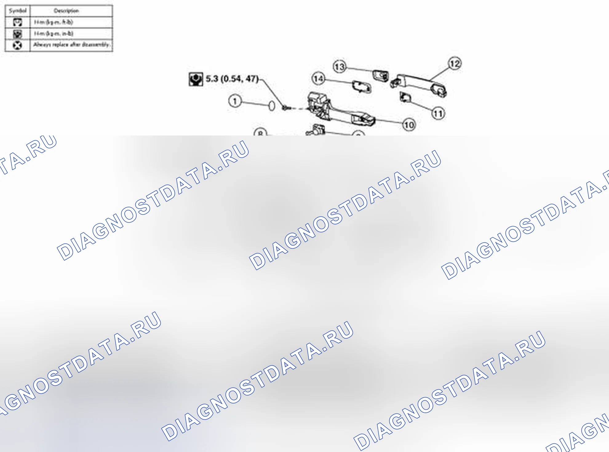 Рис. 176: Структура компонентов. Honda Jazz I