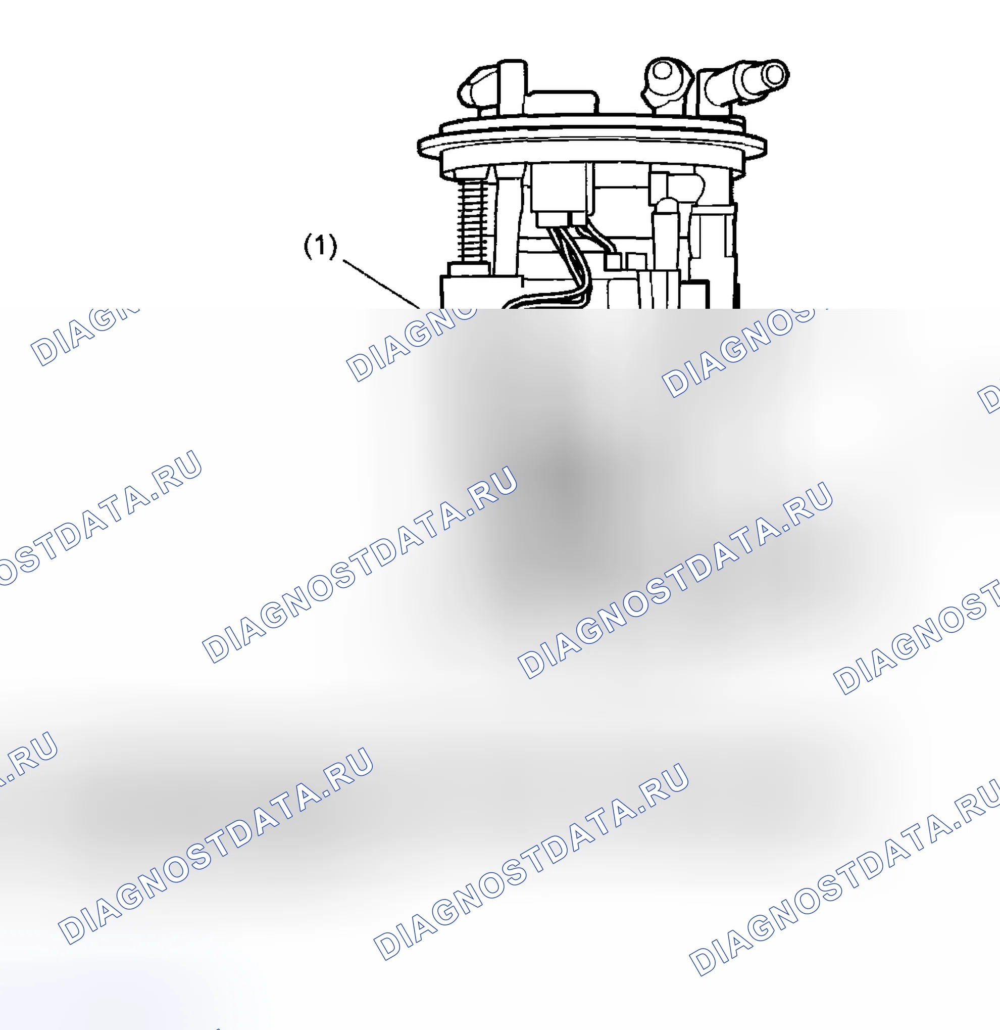 Рис. 9: ДАТЧИК УРОВНЯ ТОПЛИВА. Subaru Impreza WRX STI GR