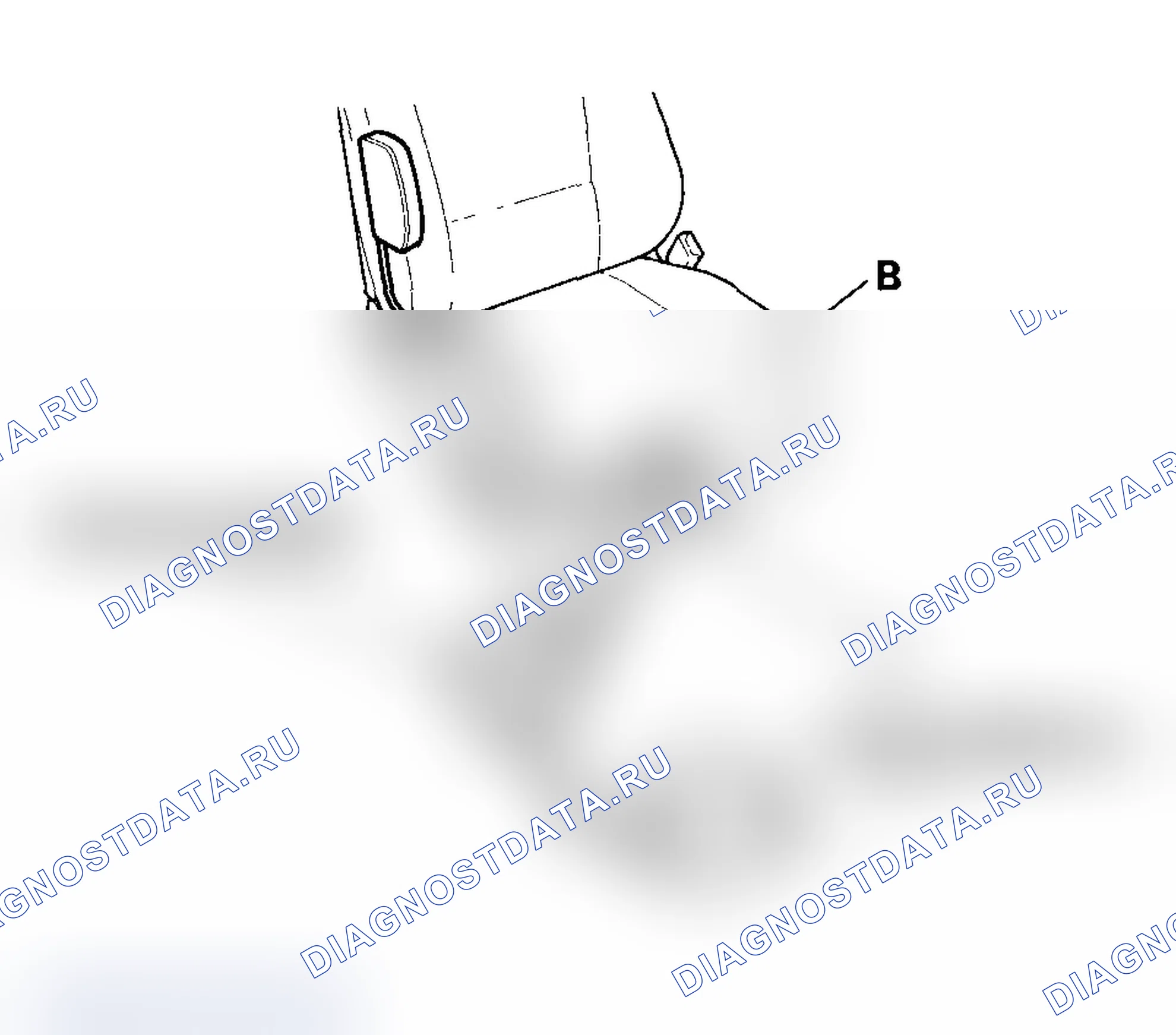 Рис. 101: расшифровка кода ошибки 32-9x (32-90-32-99, 32-9A - 32-9F): короткое замыкание на массу в подушке безопасности Inflato для переднего пассажира. Acura TL III