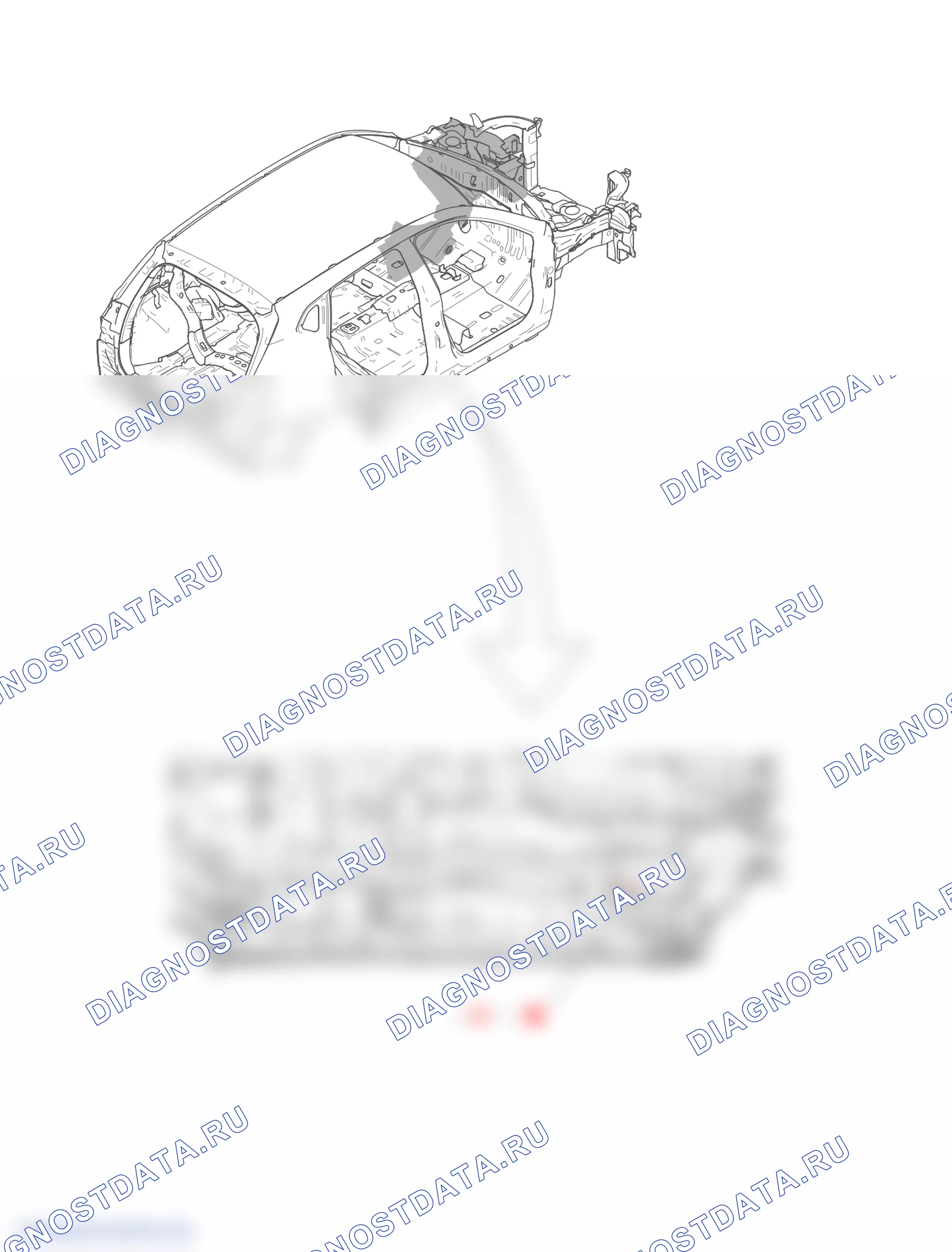 Передняя продольная балка — Haval H2. Haval H2 I