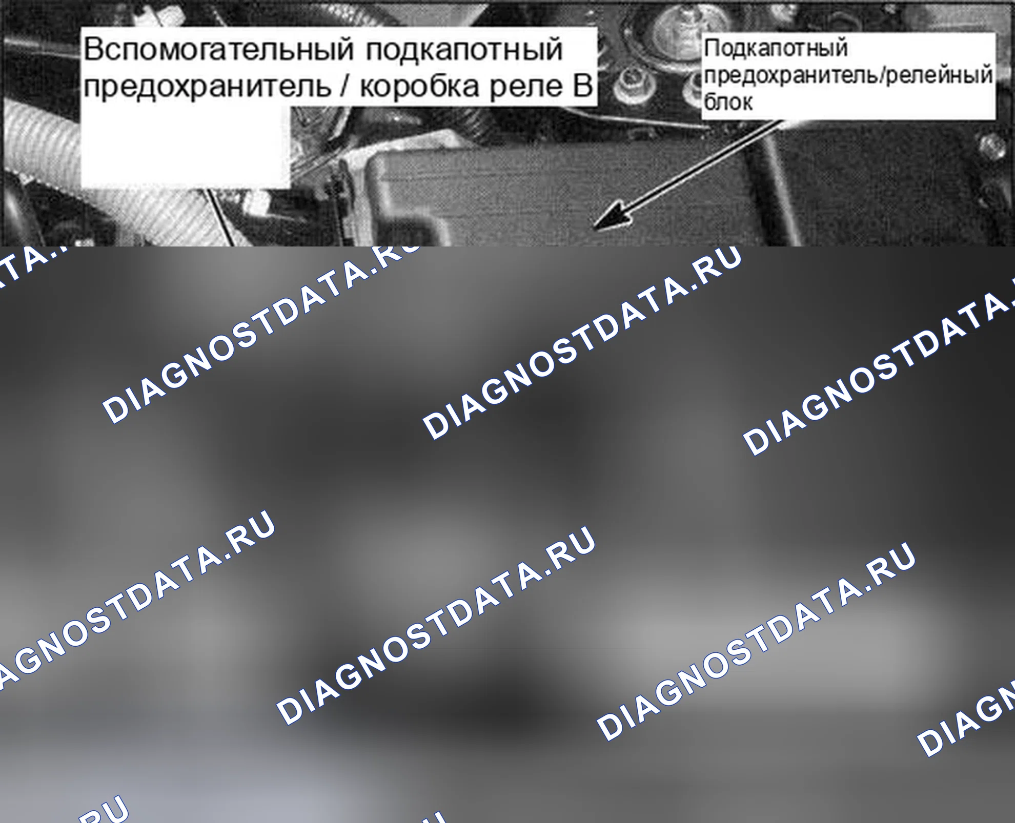 Рис. 10: ПОДКАПОТНАЯ КОРОБКА ПРЕДОХРАНИТЕЛЕЙ / РЕЛЕ. Honda Accord VII рестайлинг