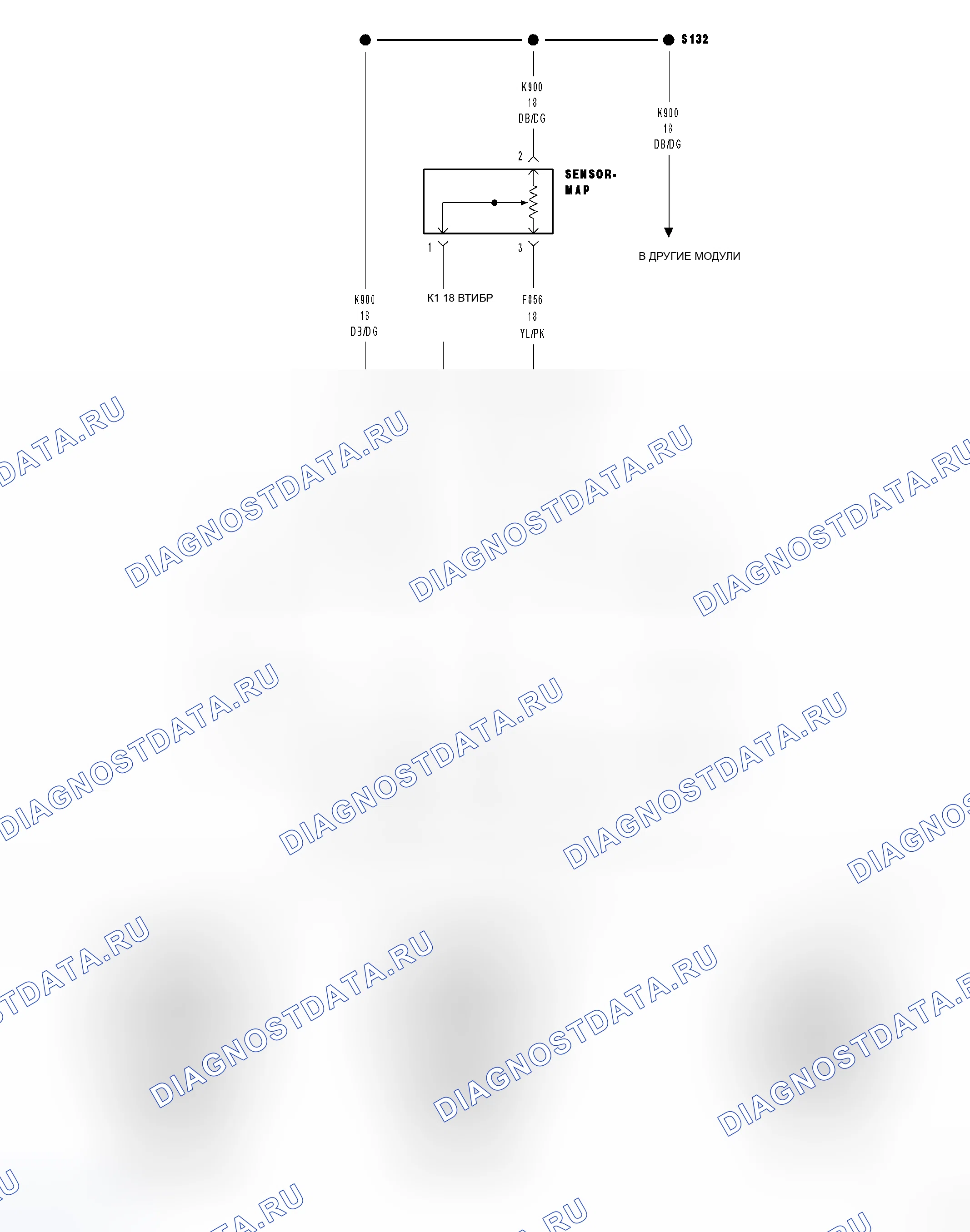 Рис. 92: Принципиальная схема. Dodge Cab & Chassis R3500 HD transition
