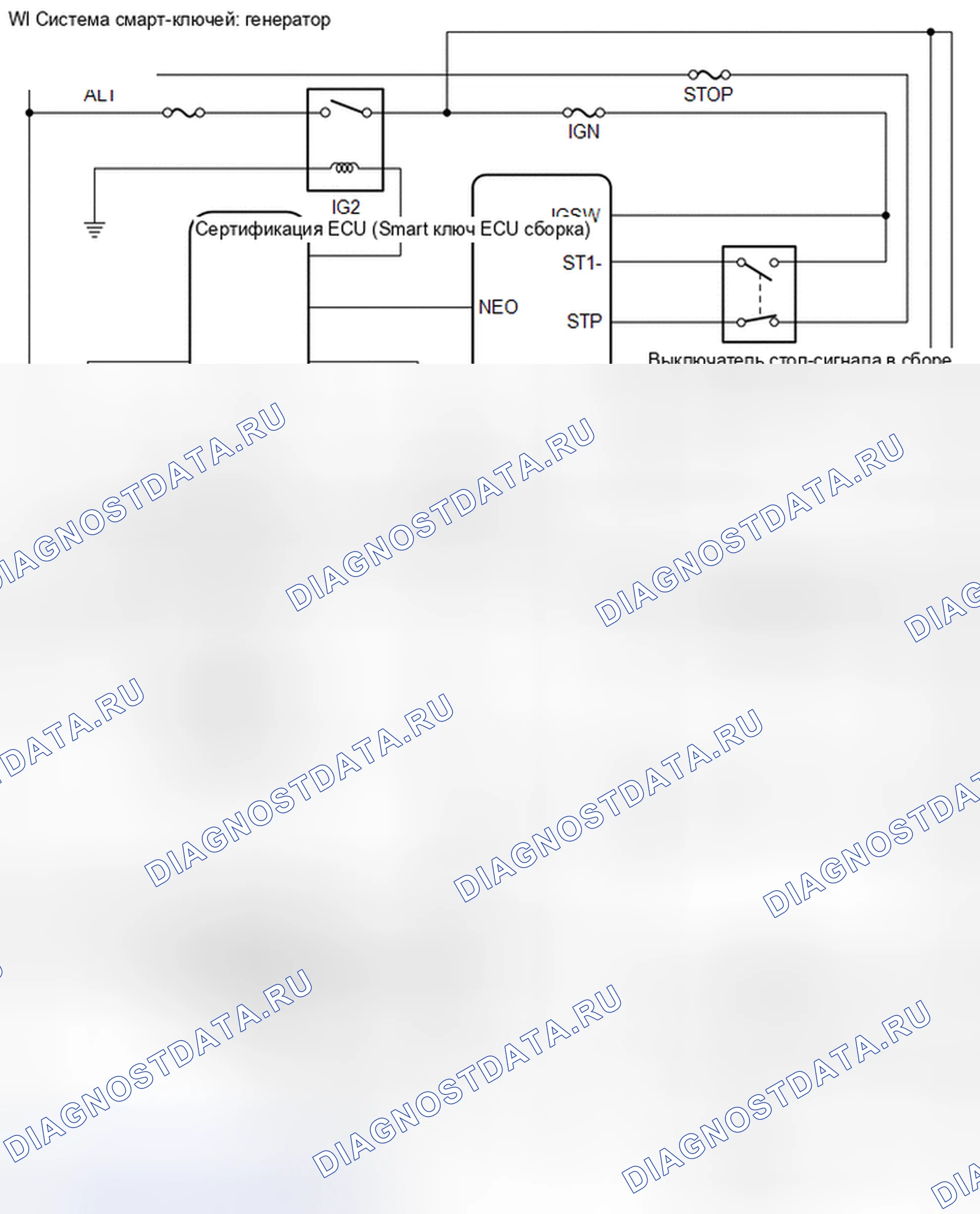 Рис. 33: СХЕМА СИСТЕМЫ [08 / 2013 -]. Toyota Corolla XI