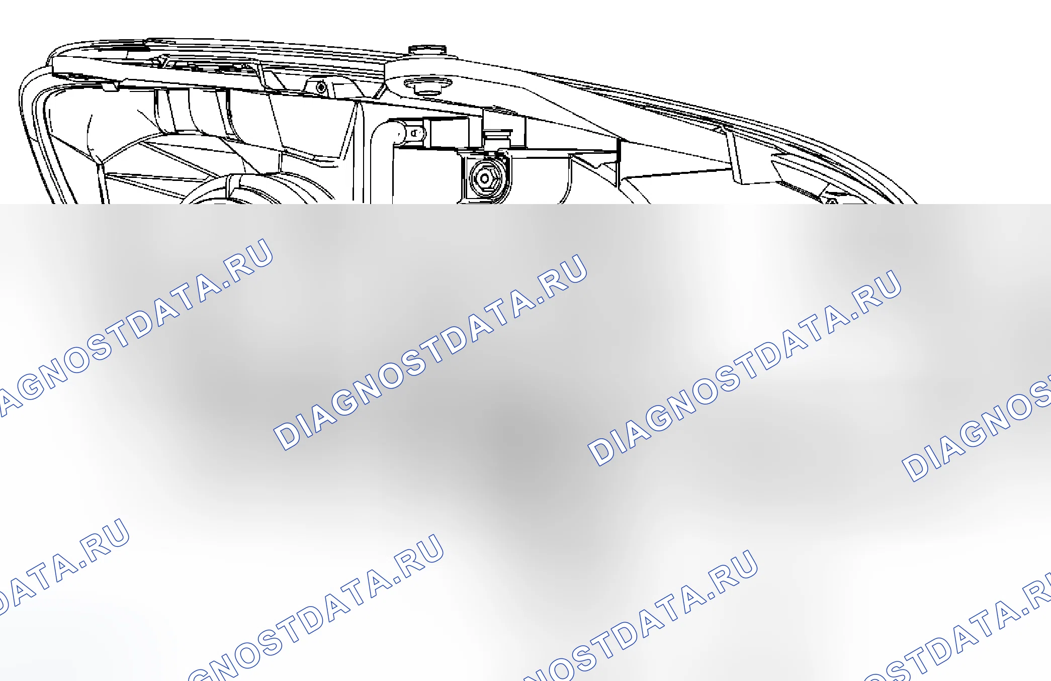 Рис. 86: Замена лампочки дневного ходового огня (OUTLOOK). Chevrolet Traverse I