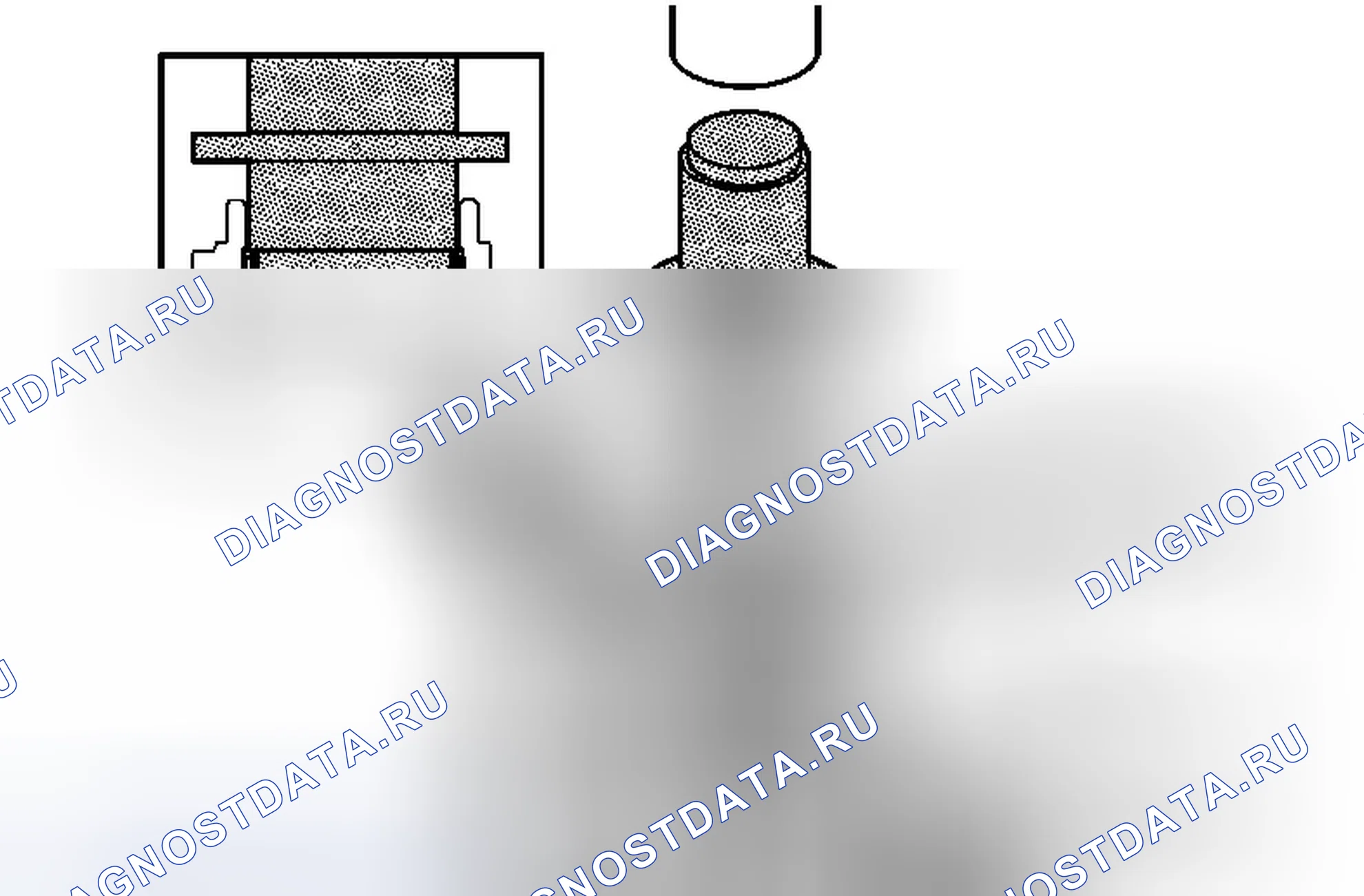 Рис. 218: Снятие переднего дифференциального опорного подшипника (AWD). Chevrolet Captiva I рестайлинг 2