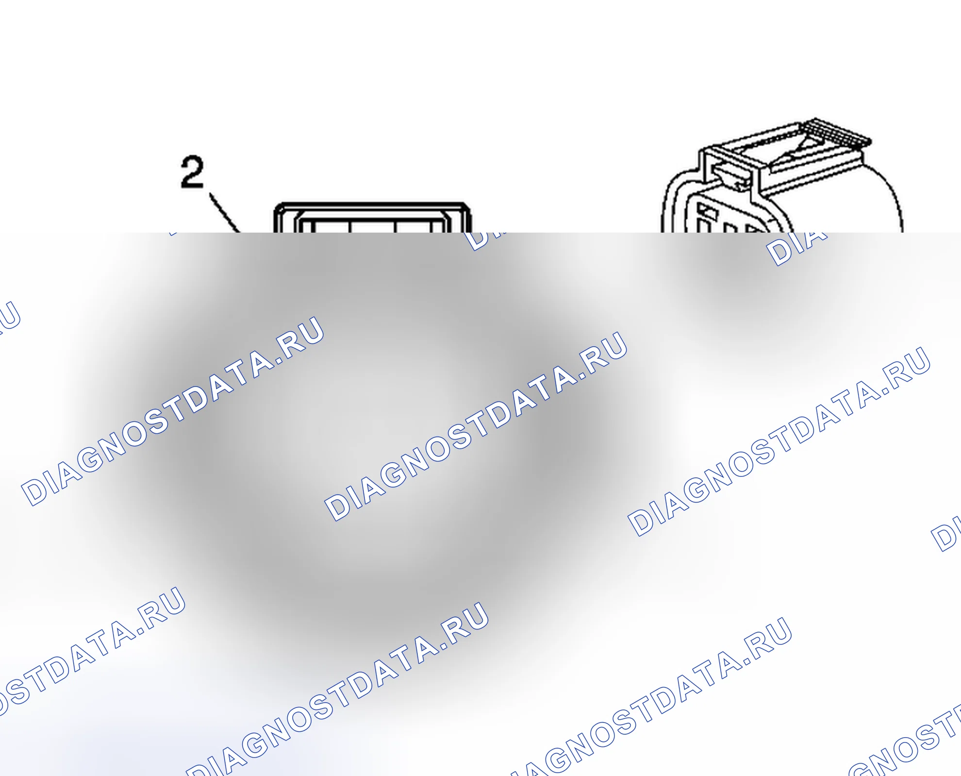 Рис. 42: Фара - левая (Chevrolet). Kia Ceed JD рестайлинг