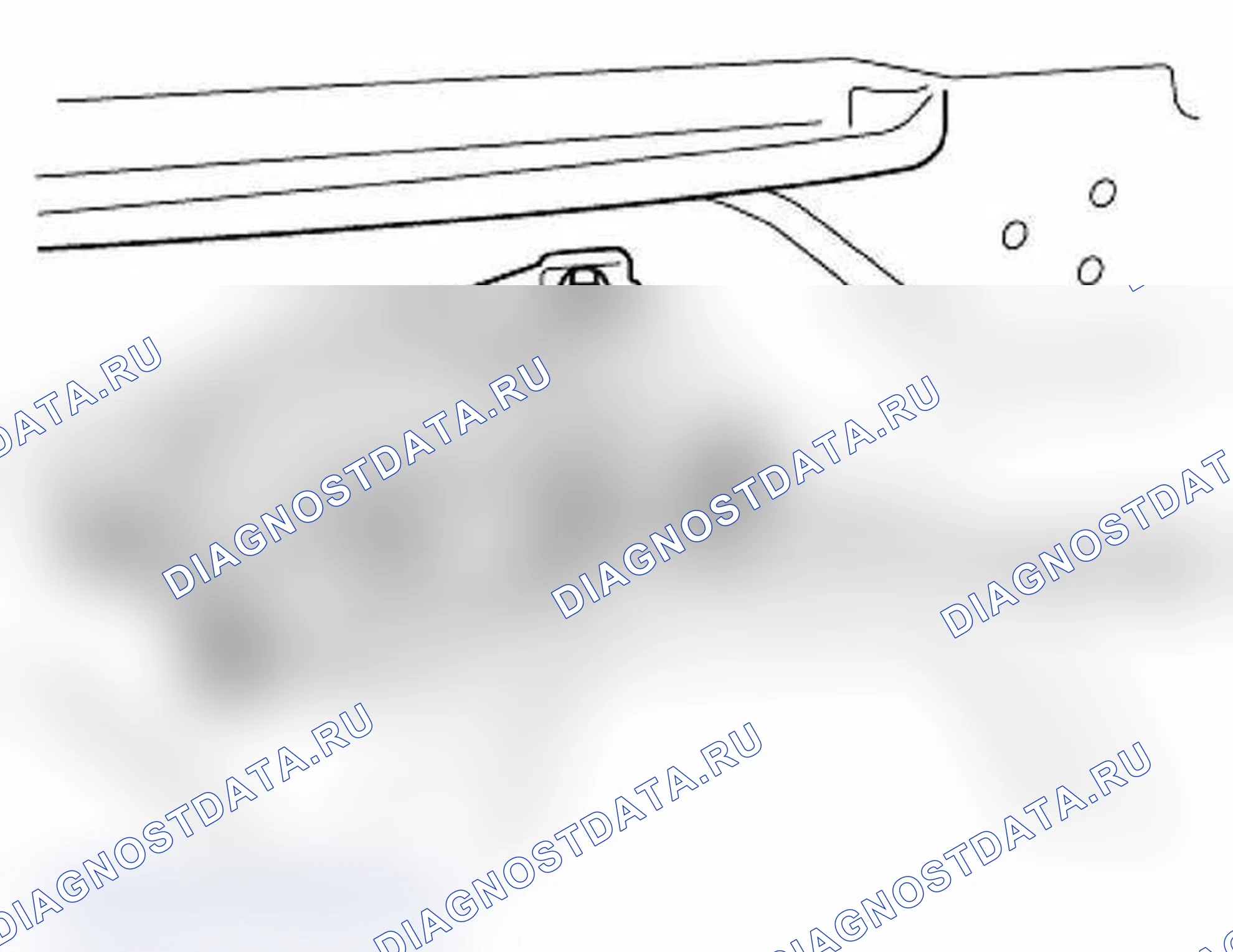 Рис. 8: Регулировка складной верхней передачи. Porsche Boxster S 986