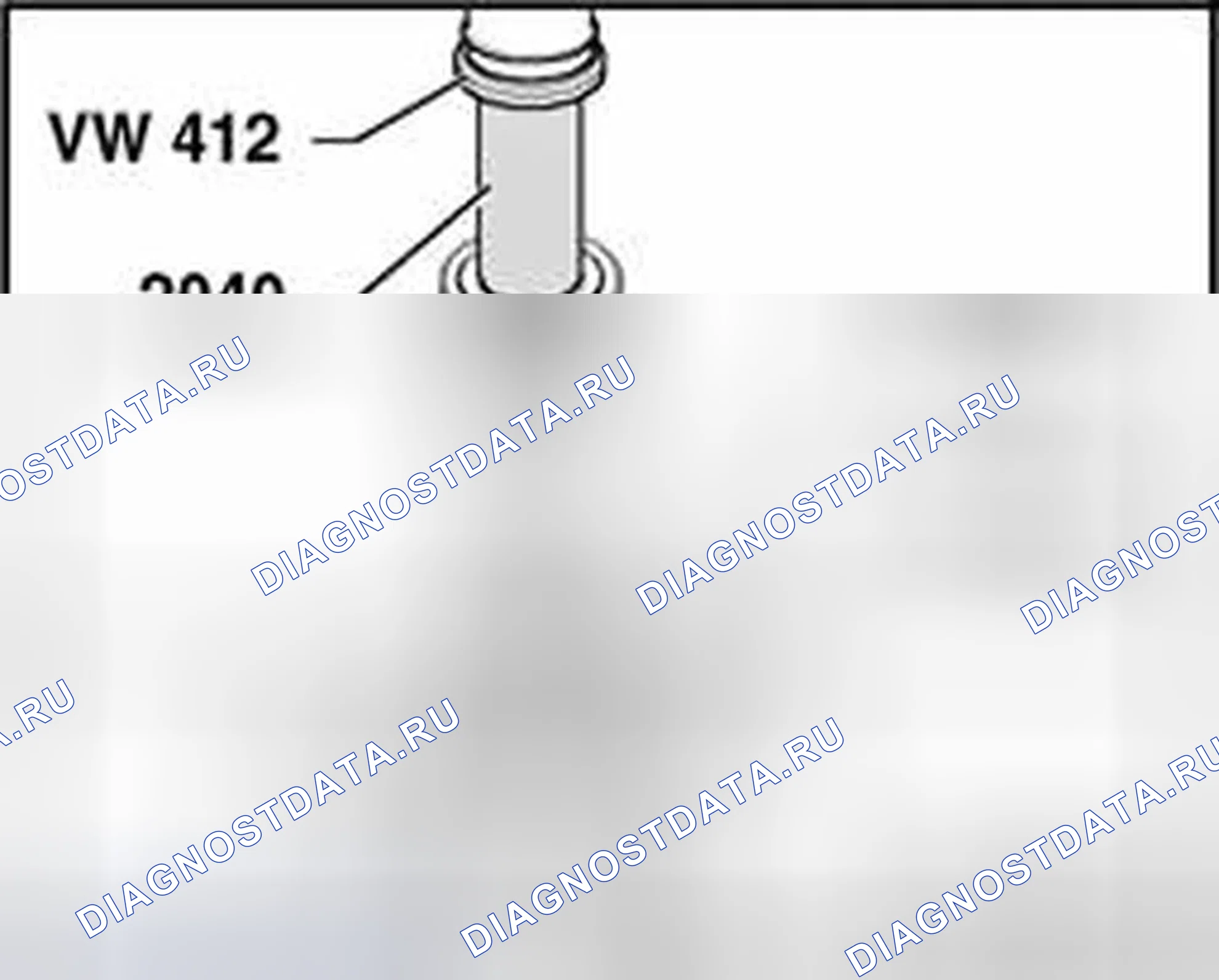 Рис. 580: Нажатие на 5-ю передачу. Audi TT 8N