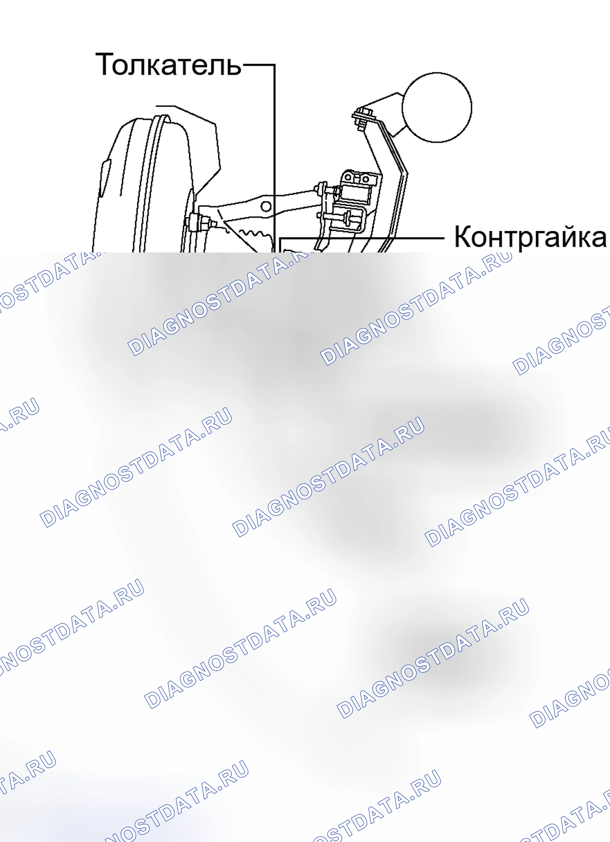 Рис. 35: РЕГУЛИРОВКА механической и гидравлической части тормозного систем. Toyota RAV4 III