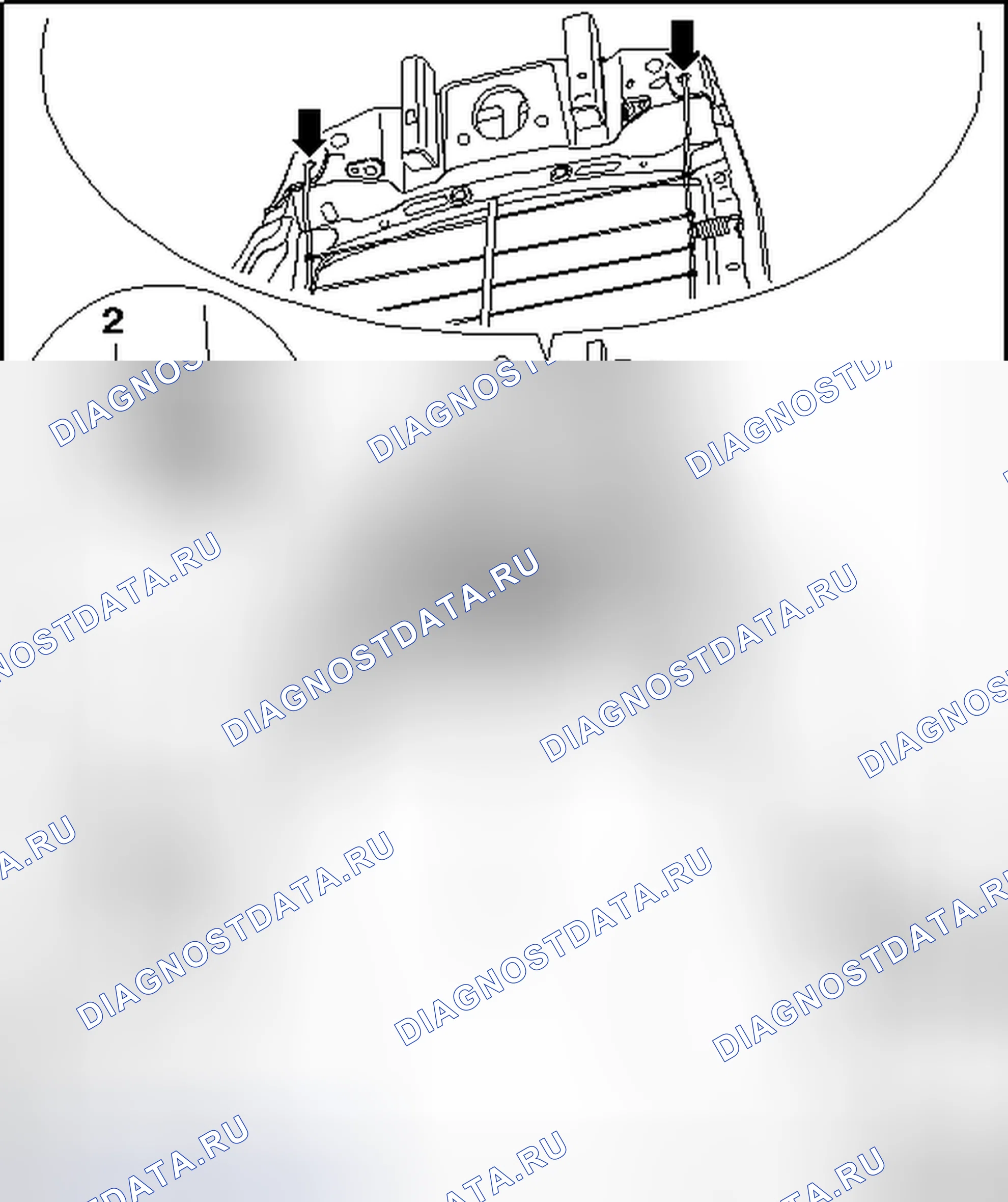 Рис. 103: РАМА ПОЯСНИЧНОЙ ОПОРЫ, РУЧНАЯ, ГОЛЬФ ОТ MY 09. Volkswagen Golf Mk7