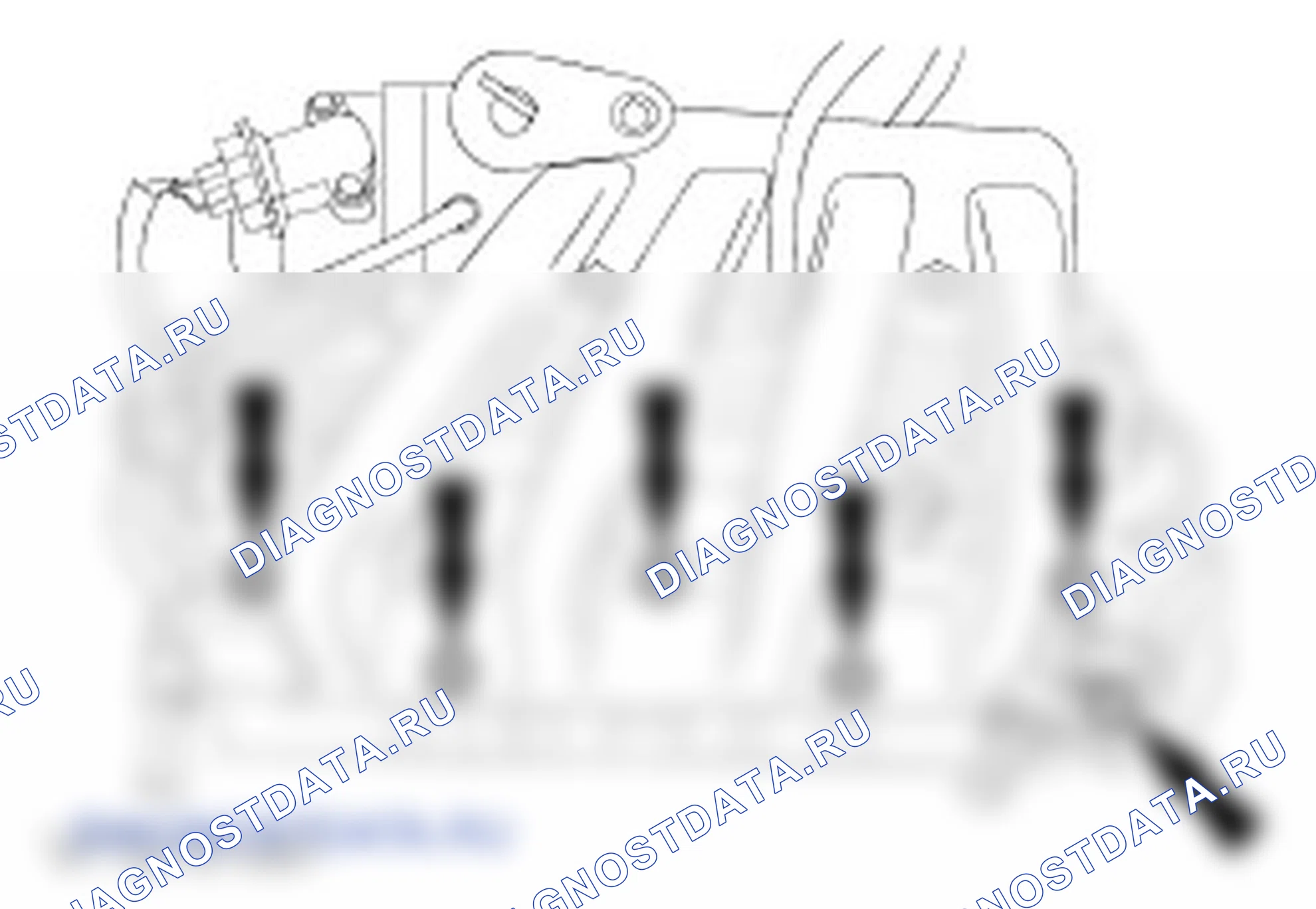 Ремонт впускной коллектор на автомобиле. Ford Ikon I
