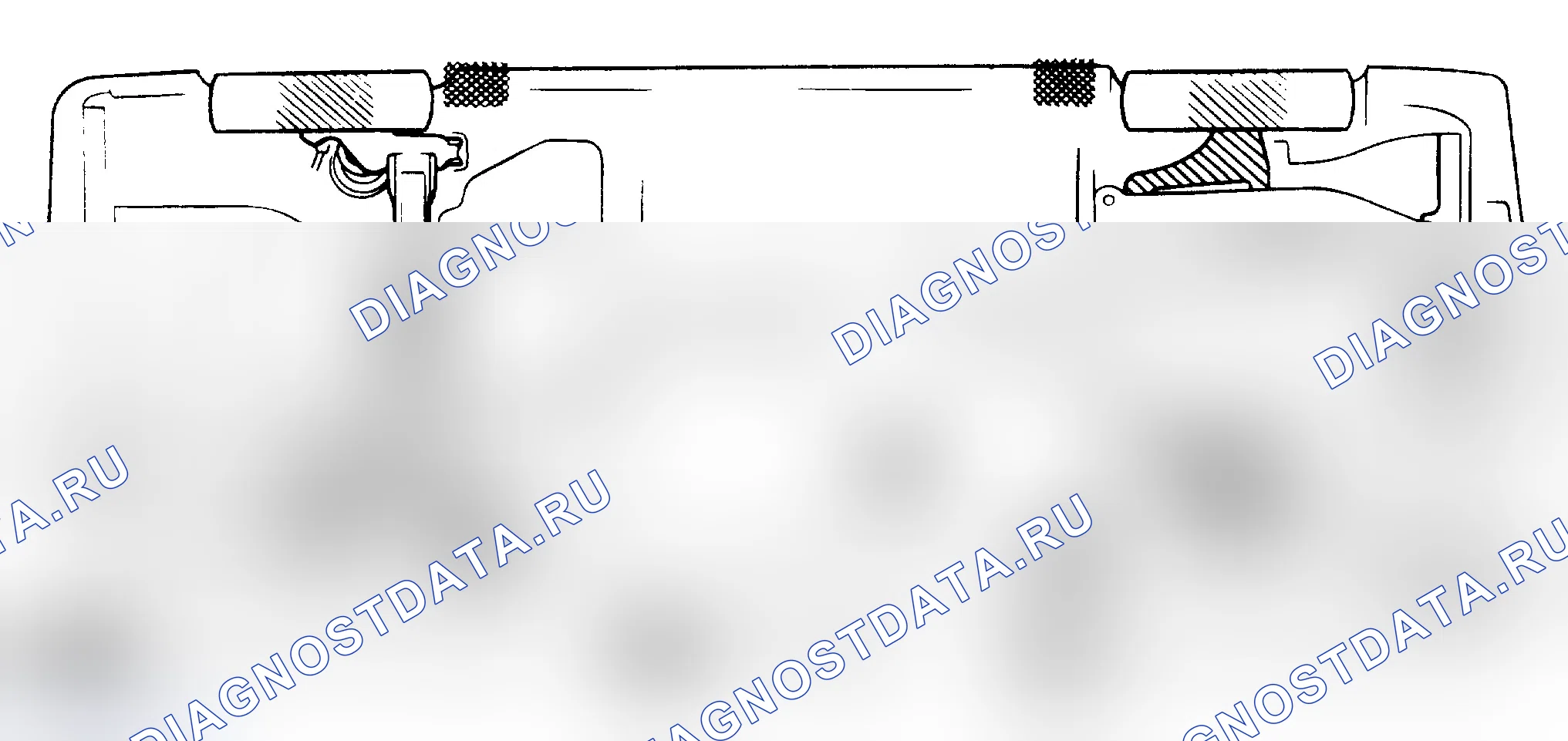 Рис. 5: Такелажные узлы. Chevrolet Cavalier II