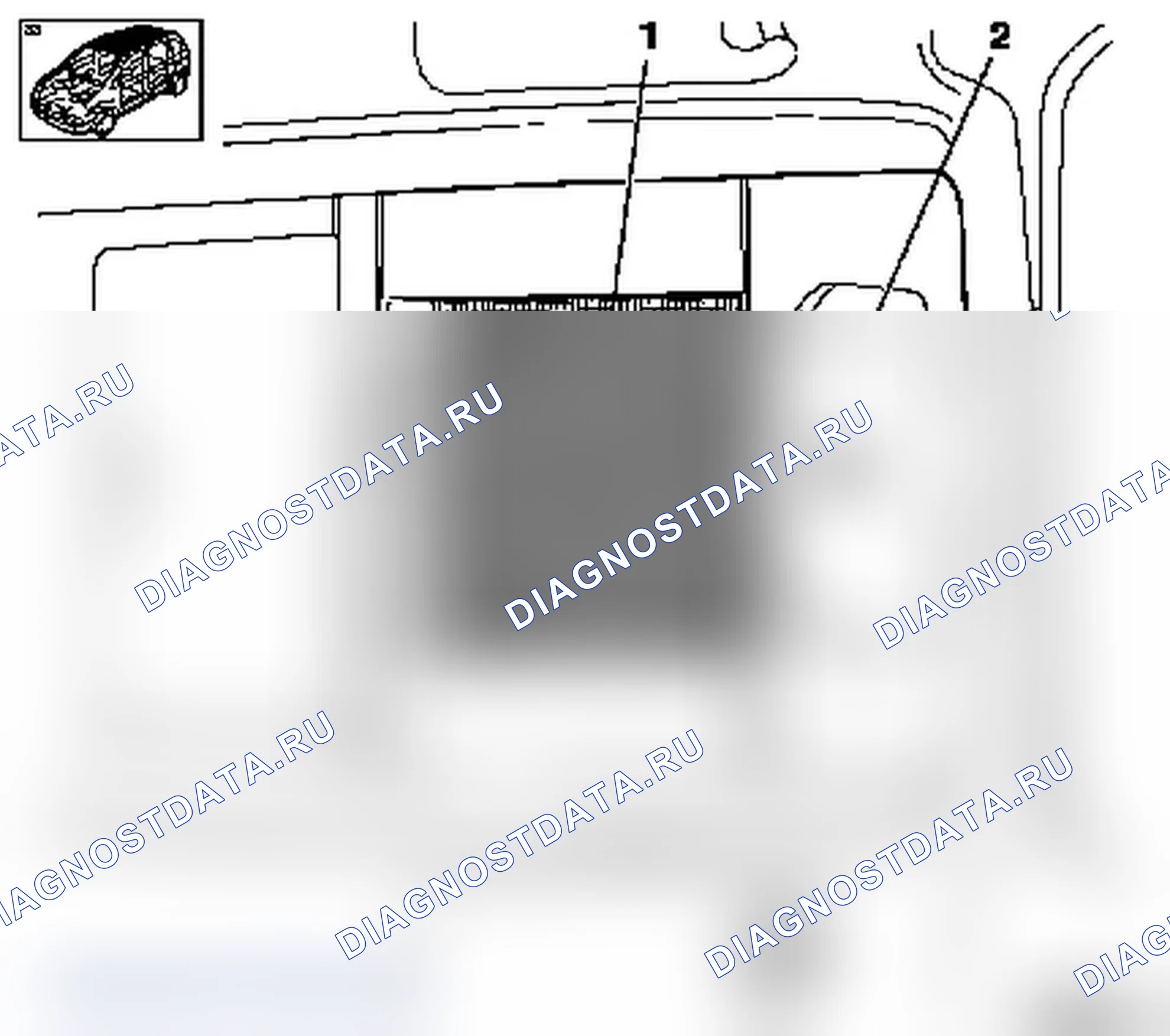 Замена рамки фигурного потолка с лампой внутреннего освещения - автомобили без сдвижного люка в крыше (модель F 48). Opel Signum I рестайлинг