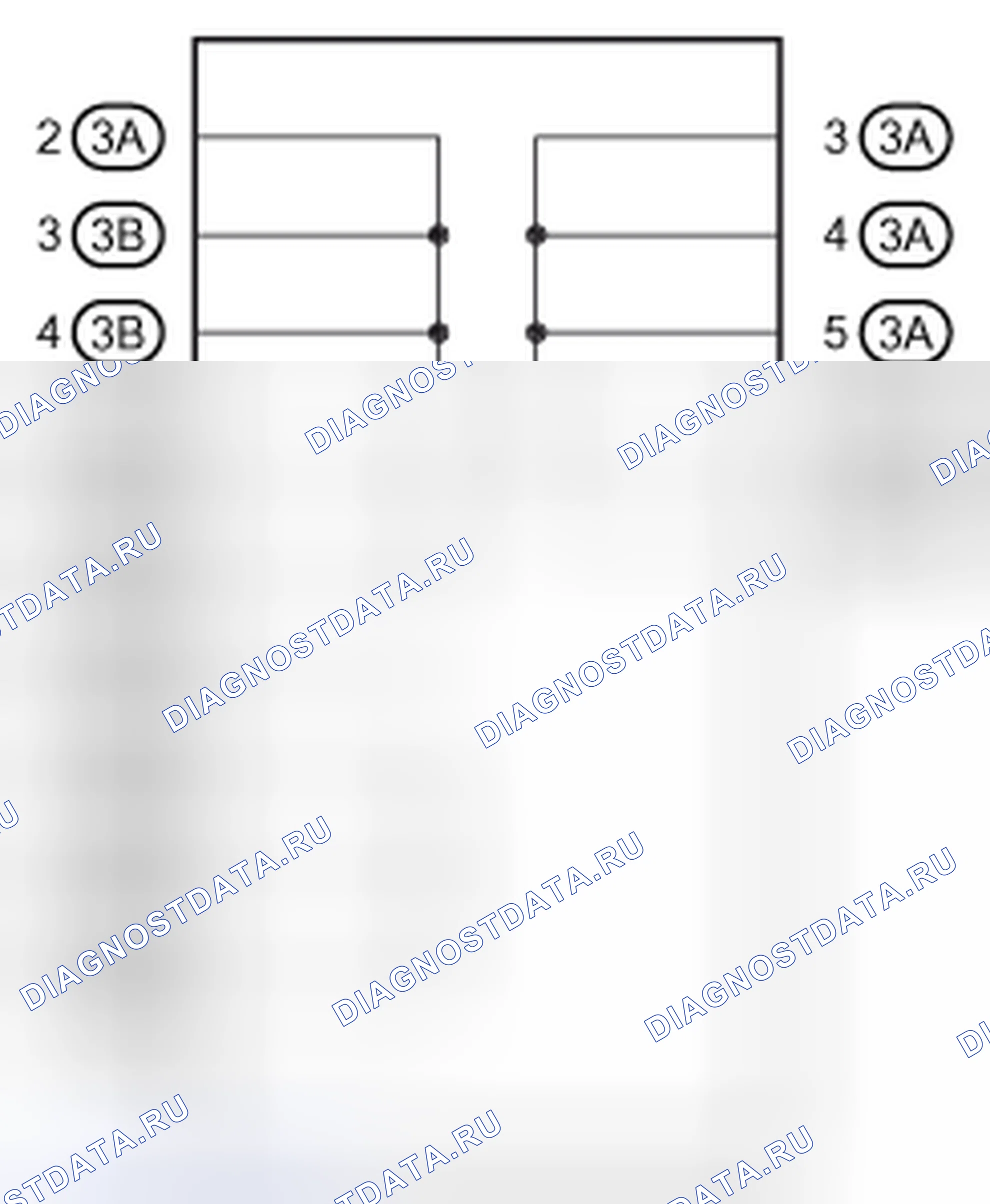 Рис. 187: J / B № 3 Схема внутренней цепи. Toyota Tundra II