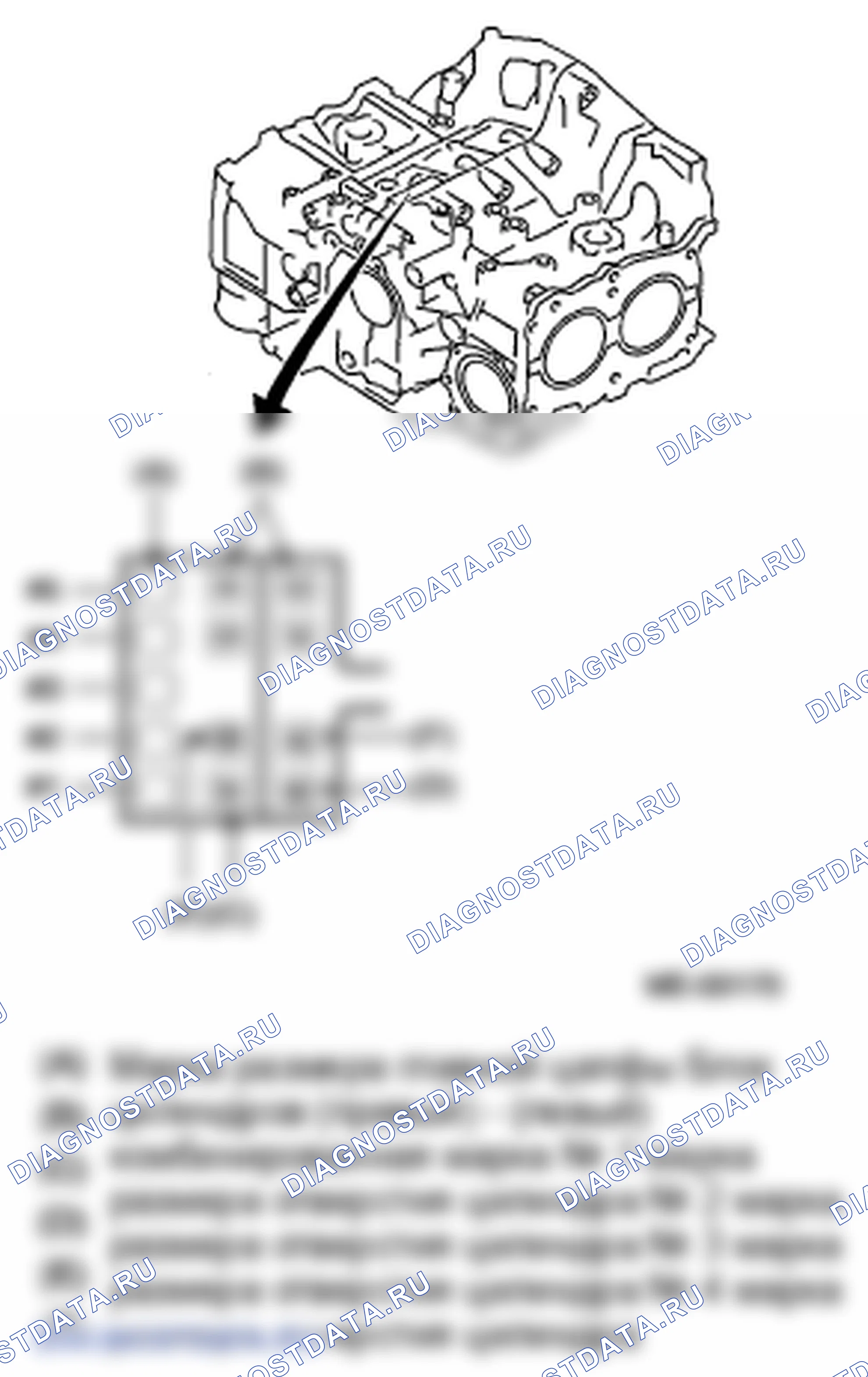 Рис. 274: ЦИЛИНДР И ПОРШЕНЬ. Subaru Impreza WRX GH