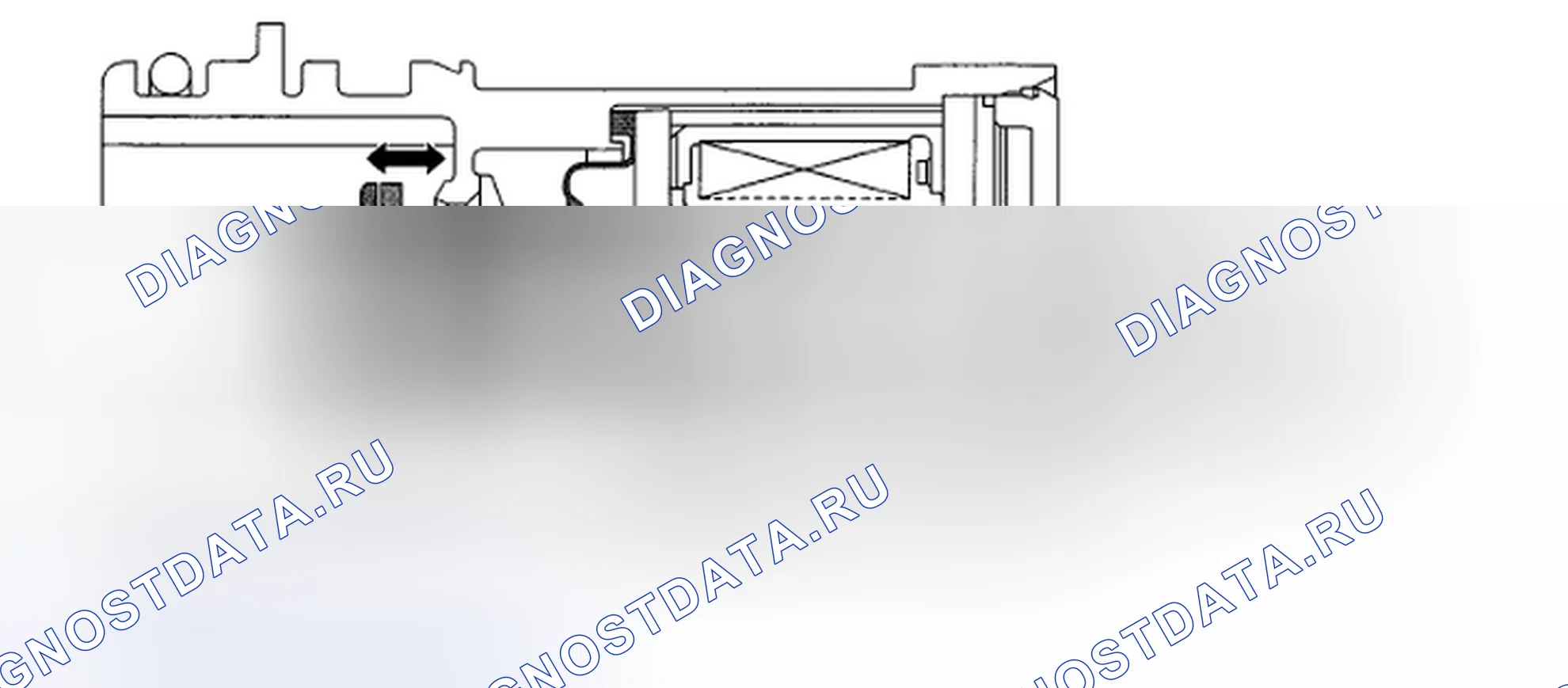 Рис. 91: Дренажный клапан. Subaru Legacy BL/BP рестайлинг