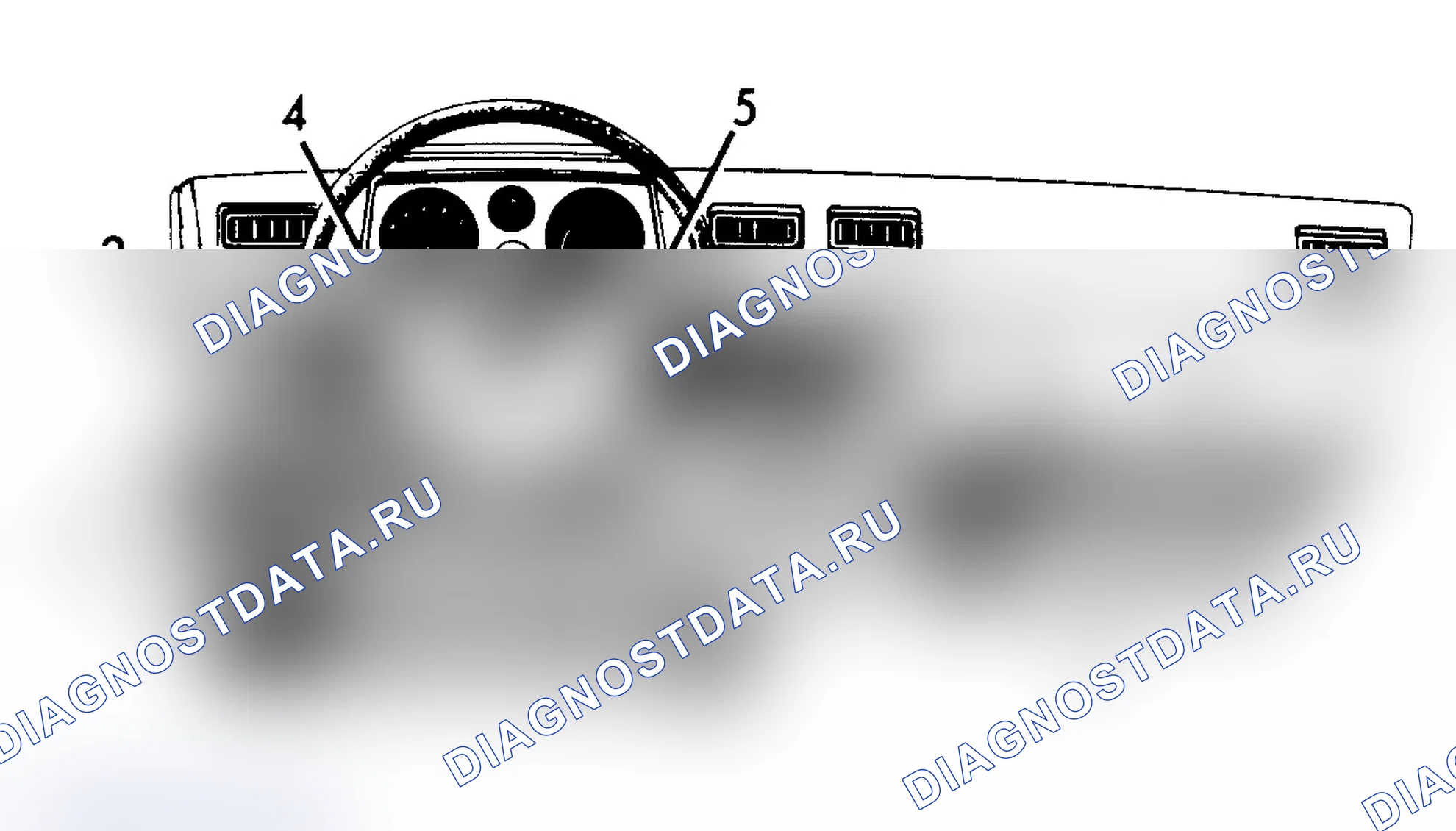 Рис. 1: Расположение блока предохранителей и вспышки. Chevrolet Chevette I