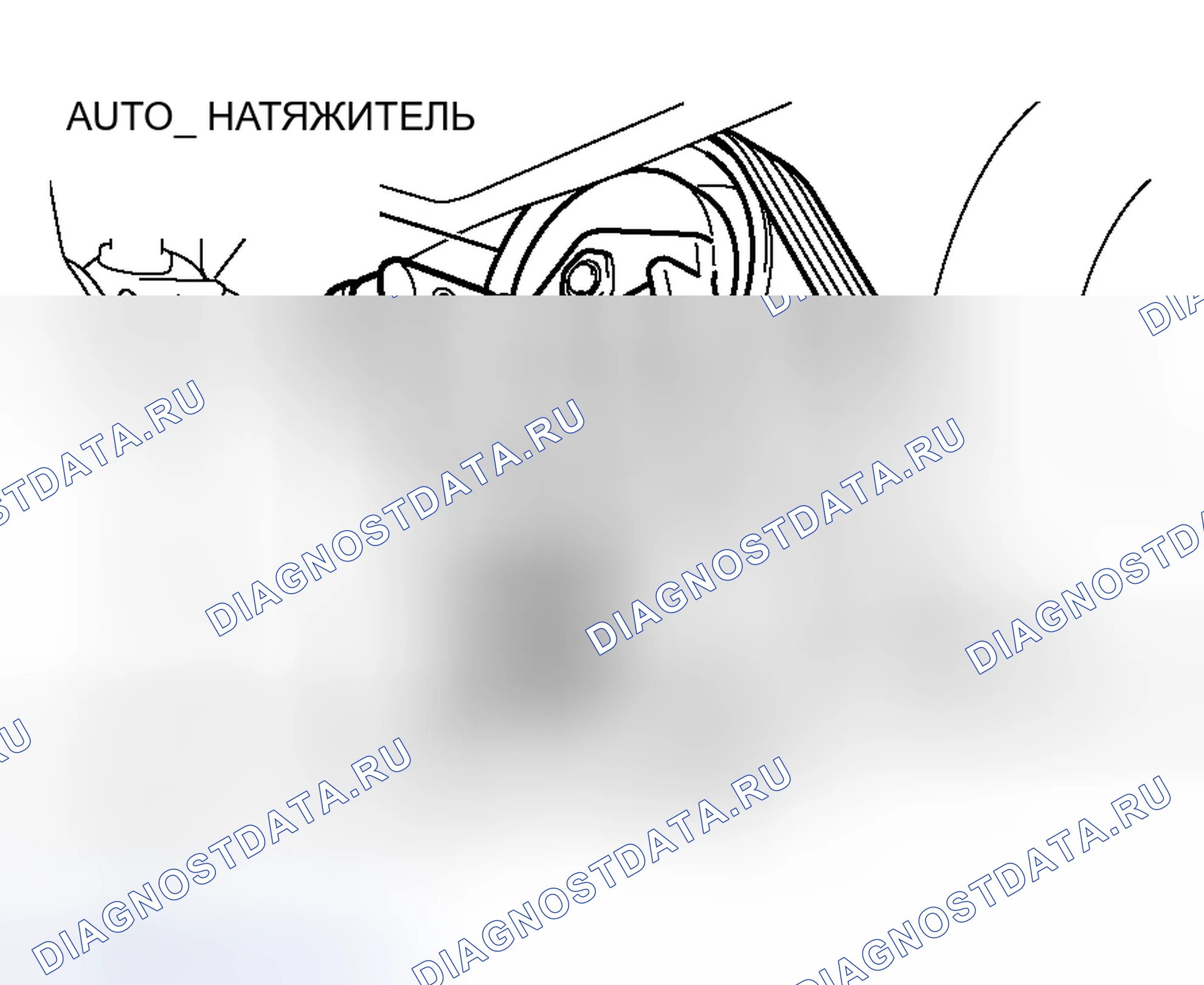 Рис. 42: < < A > > СНЯТИЕ ПРИВОДНОГО РЕМНЯ. Mitsubishi Lancer IX рестайлинг