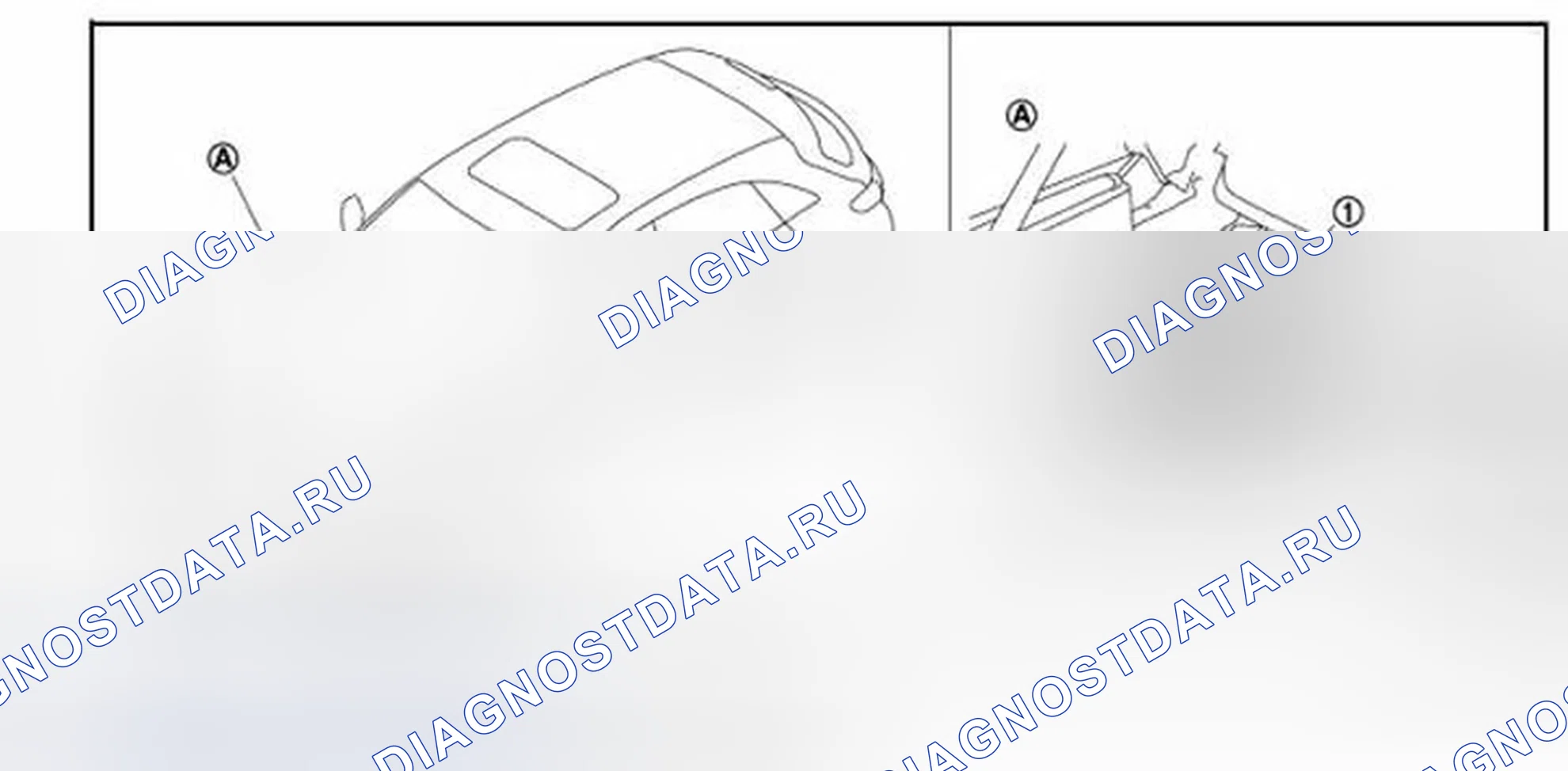 Рис. 147: Расположение компонентов. Infiniti FX35 II рестайлинг
