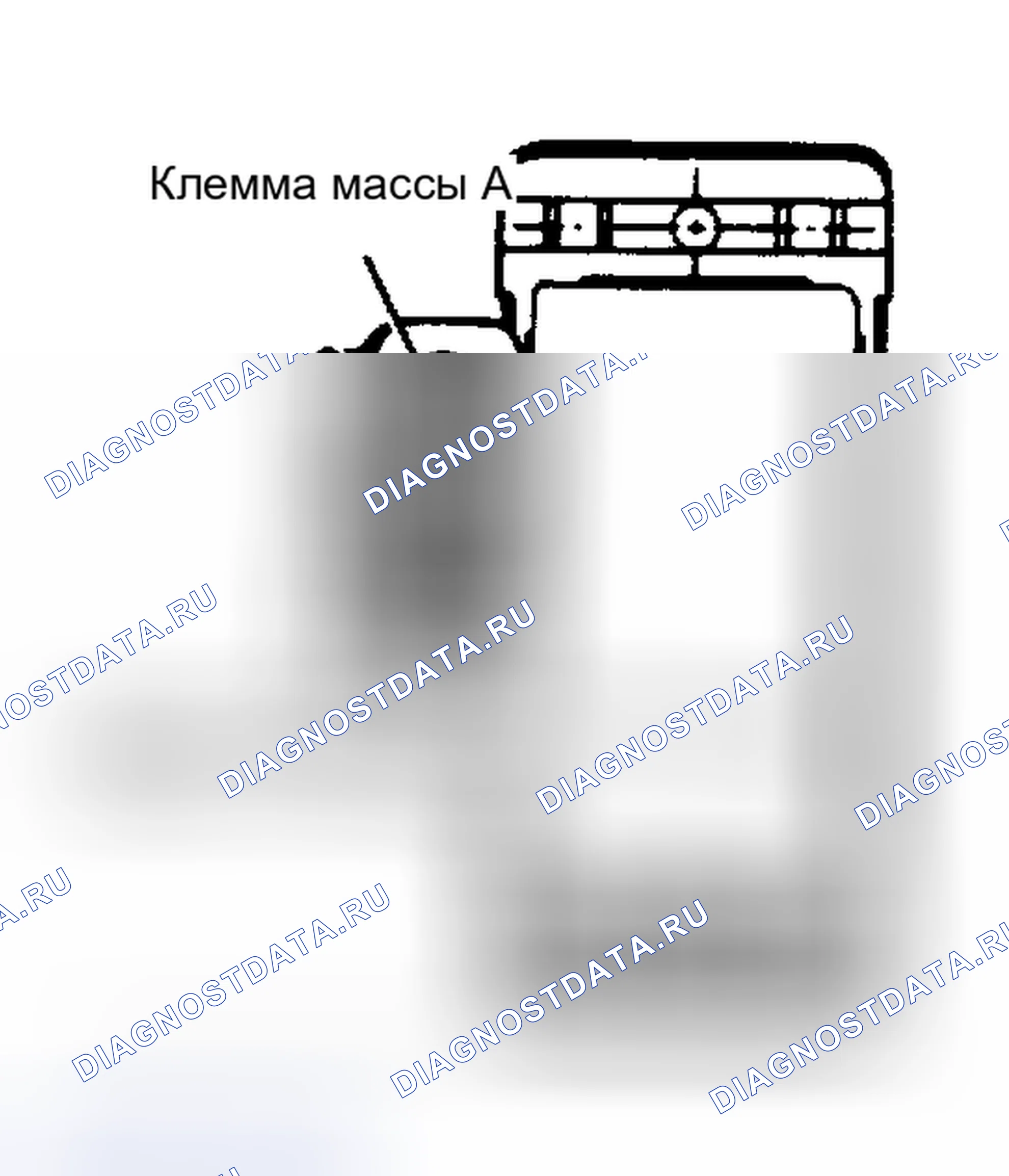Рис. 118: Идентификация клемм датчика абсолютное давление во впускном коллекторе. Jeep Wagoneer XJ