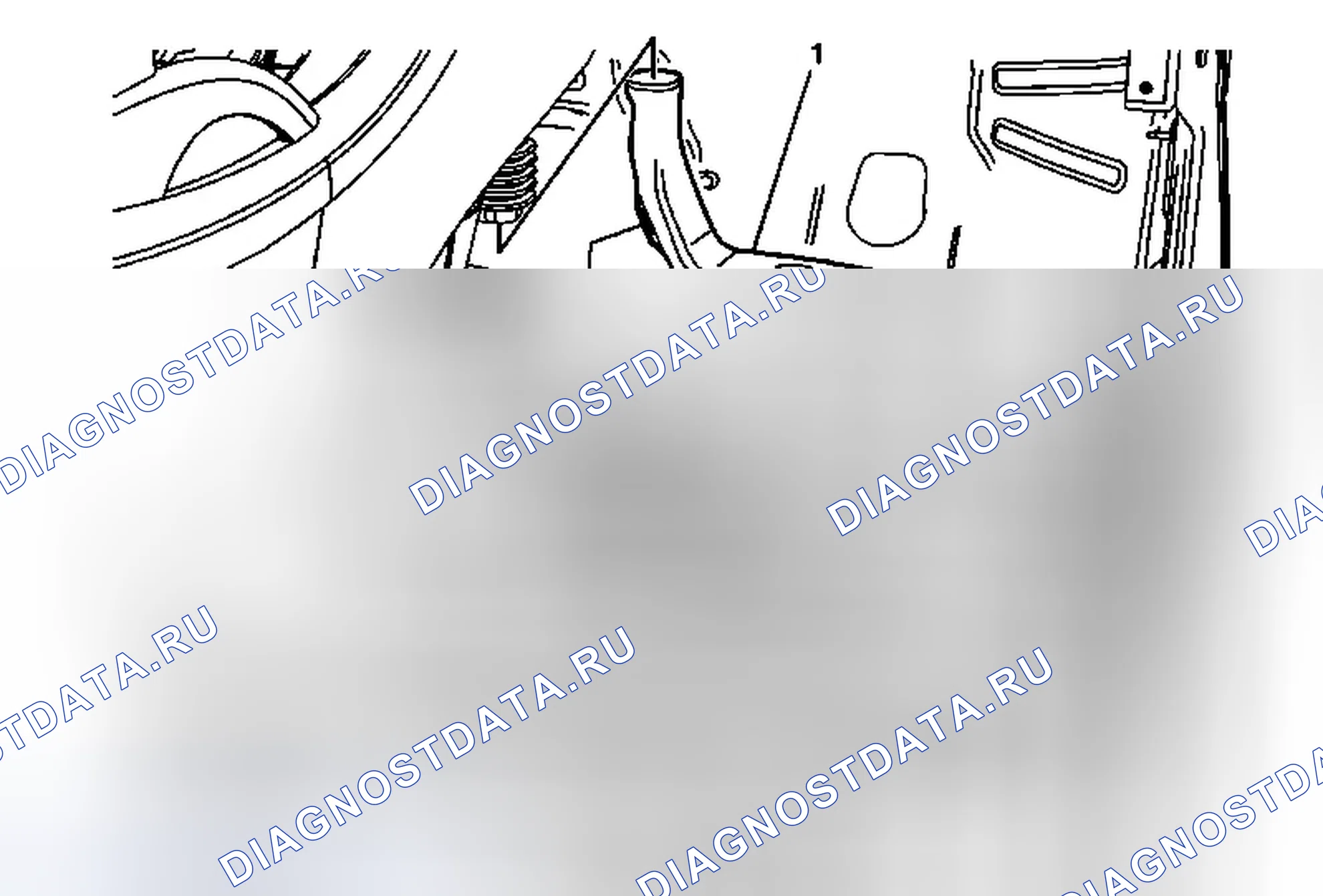 Рис. 45: Замена воздуховода на задней стороне пола - правая сторона. Chevrolet Malibu VIII рестайлинг