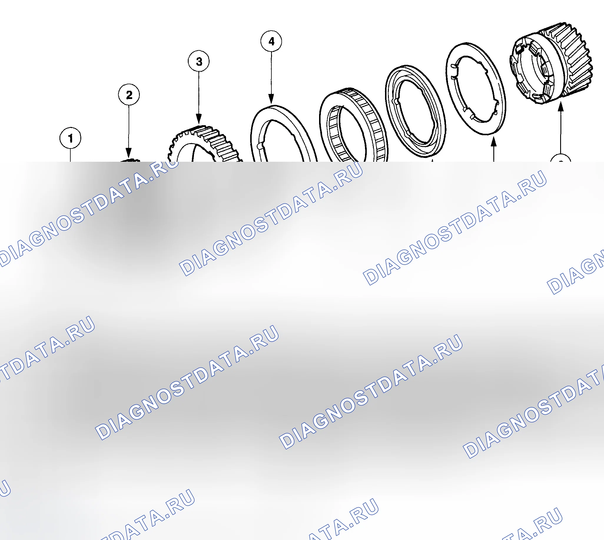 Рис. 441: Разборка. Mazda Tribute I рестайлинг