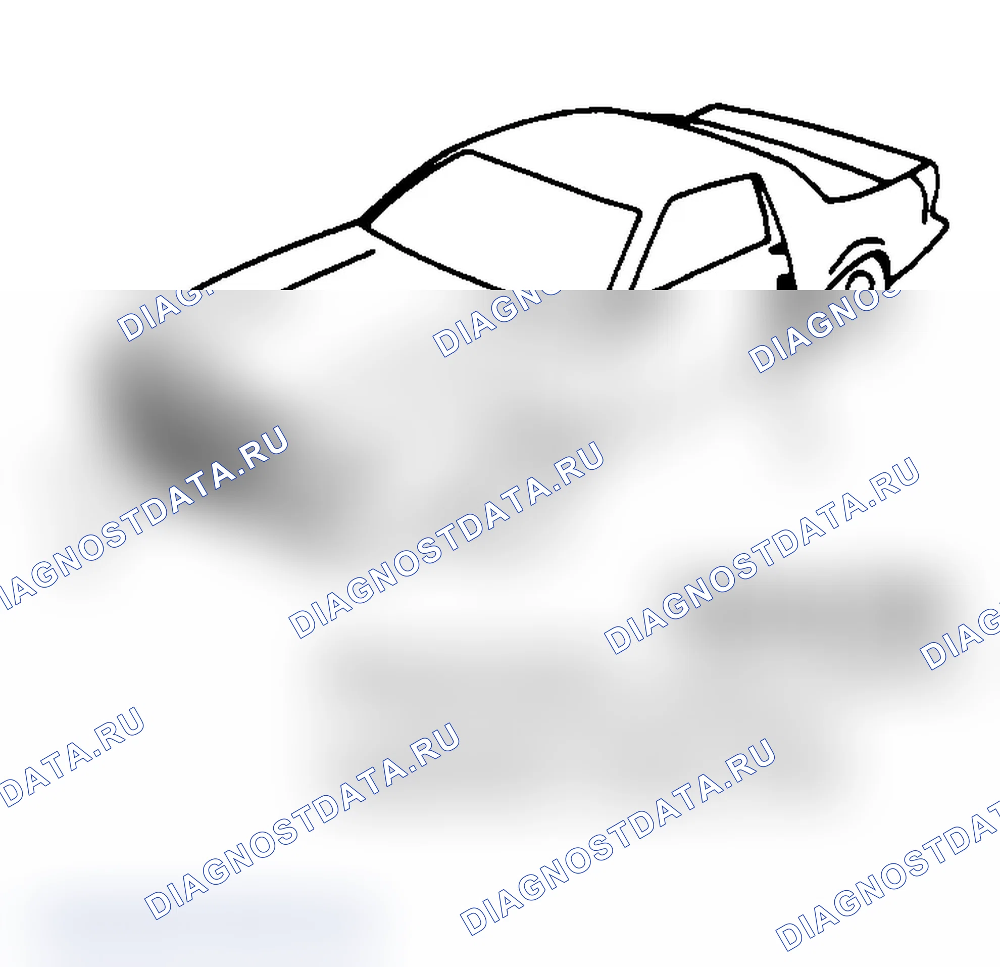 Рис. 3: РАСПОЛОЖЕНИЕ ИНФОРМАЦИОННЫХ МЕТОК. Chevrolet Camaro III рестайлинг