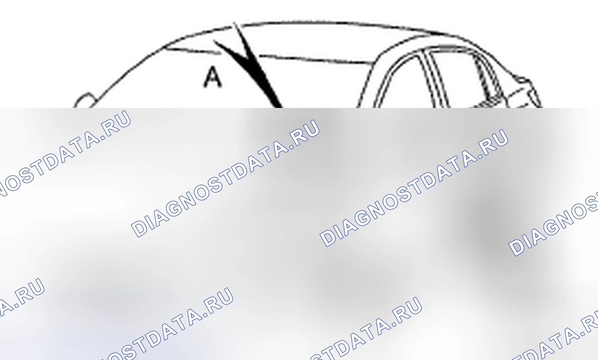 Рис. 3: ИДЕНТИФИКАЦИЯ ТРАНСПОРТНОГО СРЕДСТВА И СЕРИЙНЫЕ НОМЕРА. Toyota Avalon XX30 рестайлинг
