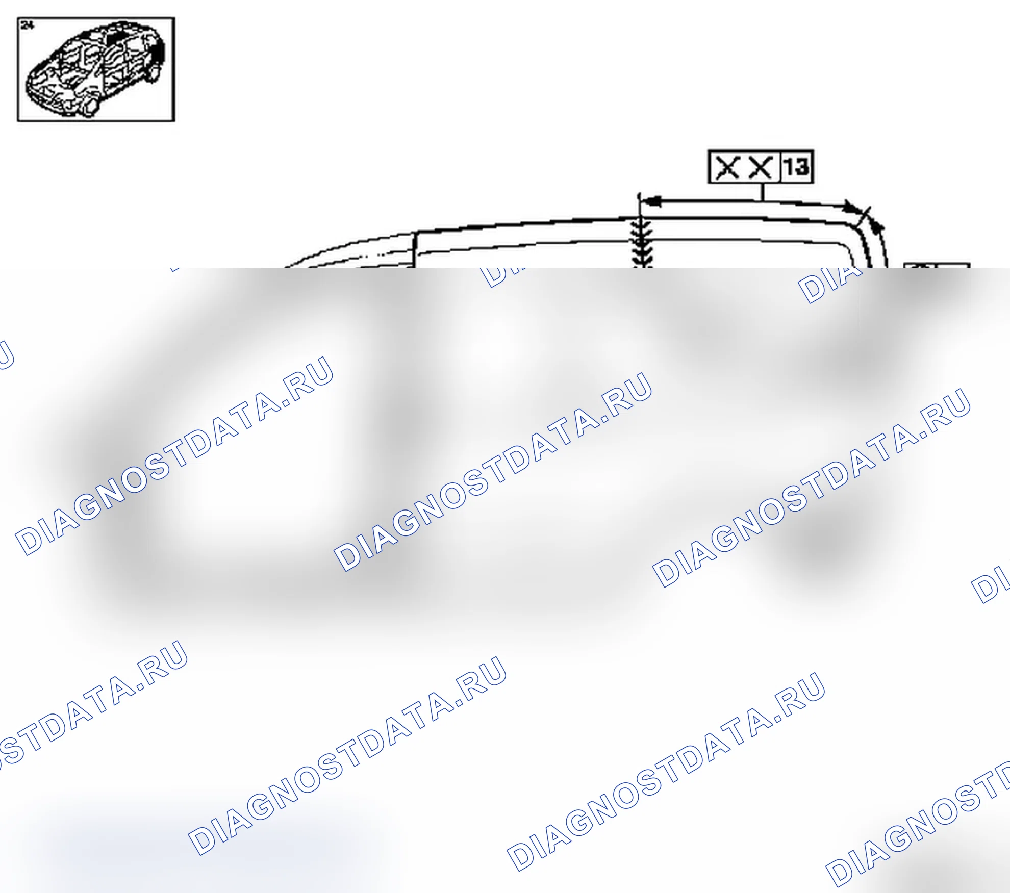 Замена верхней задней части боковой панели - модели F 06, F 25. Opel Combo C