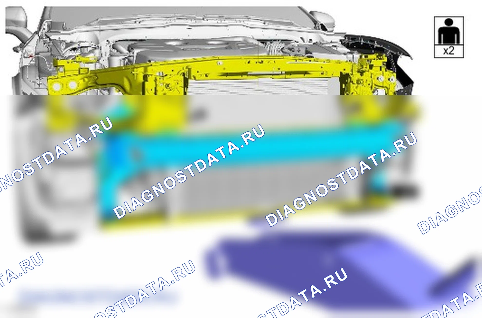Как снять и установить передний бампер. Ford S-MAX II