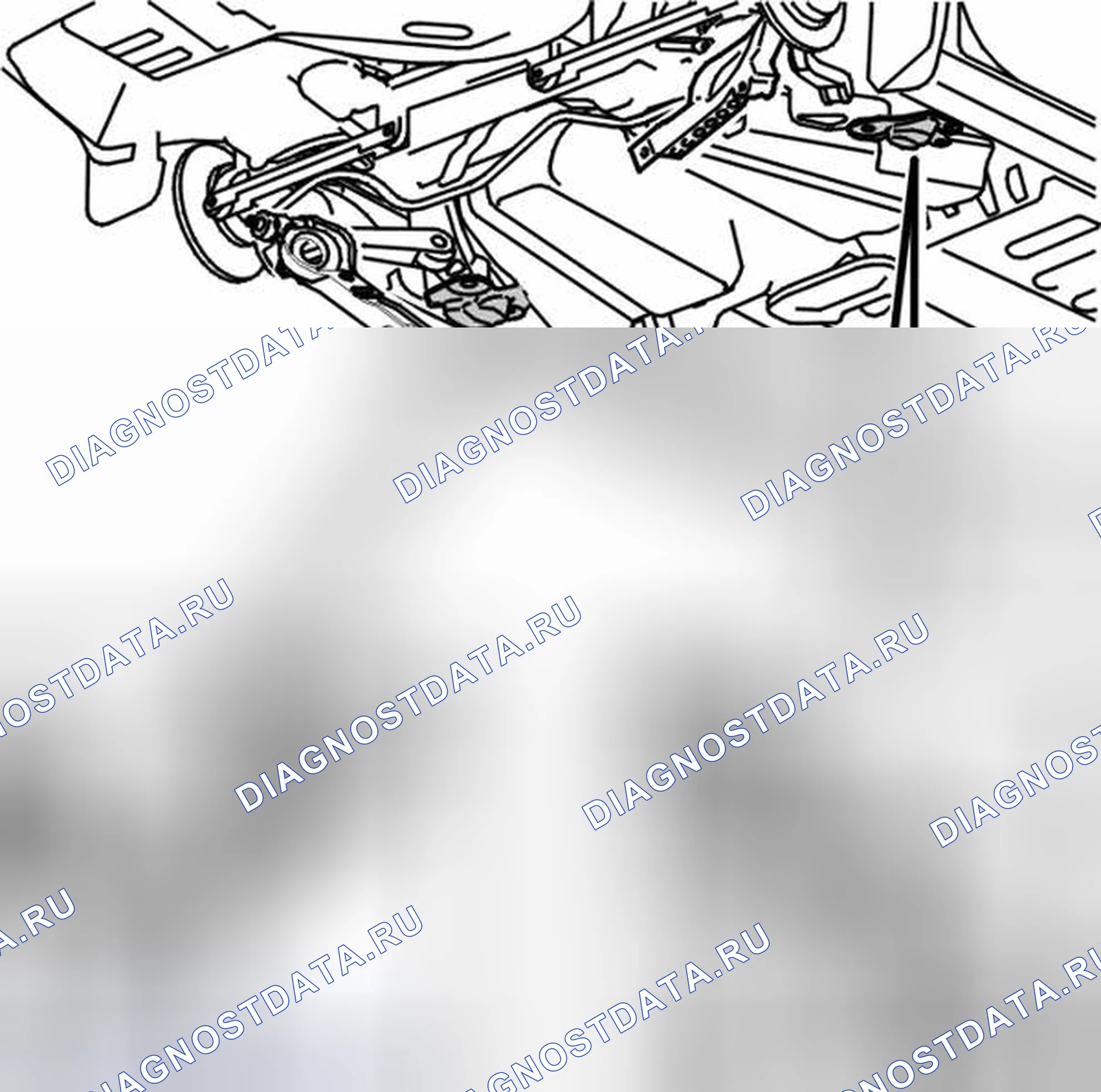 Рис. 172: Опускание задней подвески. Volvo V70 II