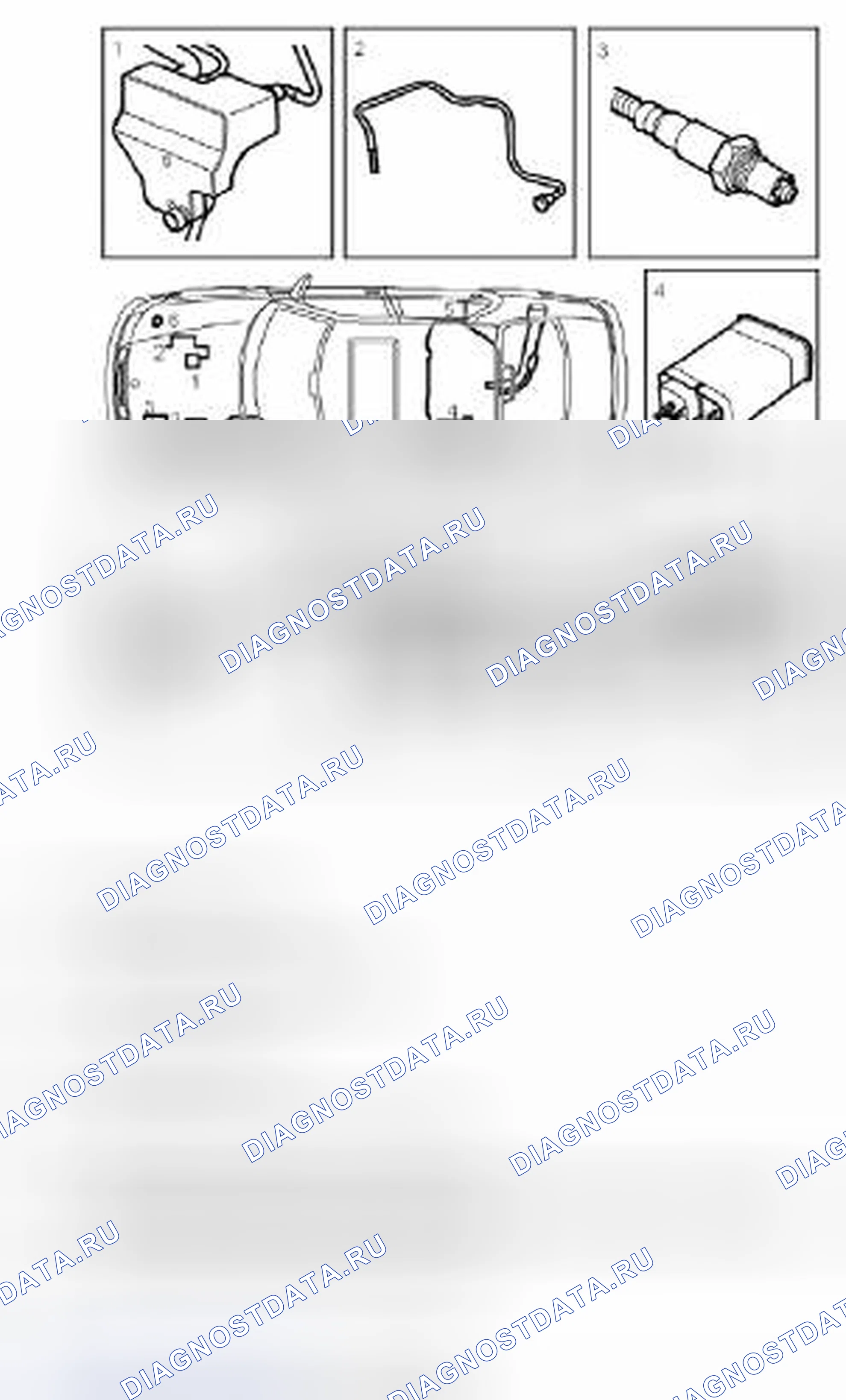 Рис. 472: Основные компоненты, 4-цил. Kia Picanto III