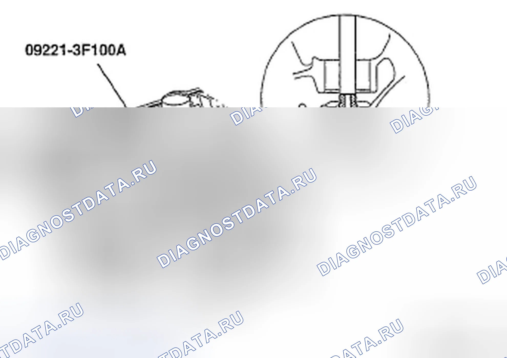 Рис. 304: НАПРАВЛЯЮЩАЯ КЛАПАНА. Hyundai Tiburon II рестайлинг