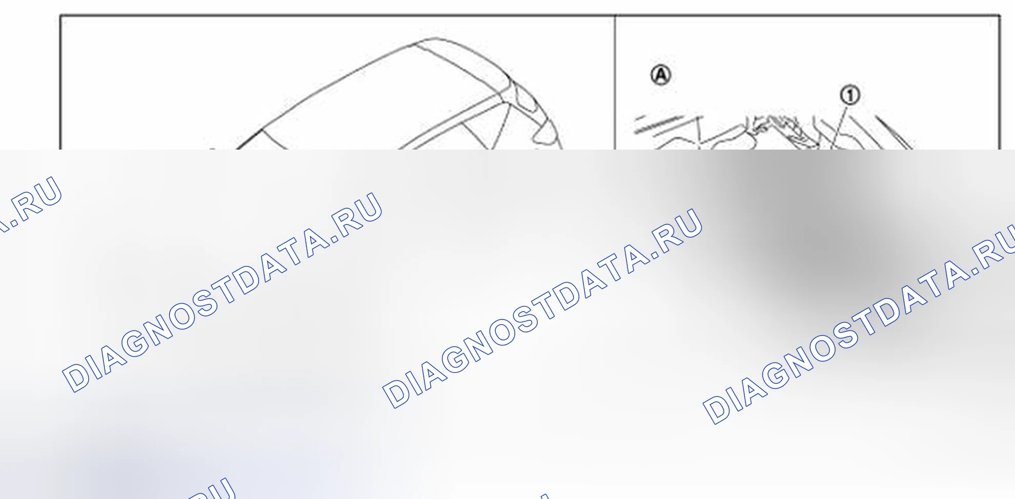 Рис. 130: Расположение компонентов. Honda Inspire I