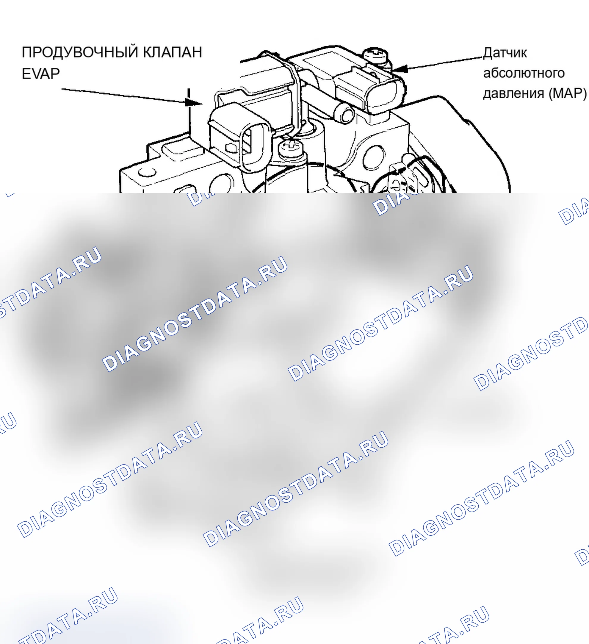 Рис. 76: Корпус дроссельной заслонки. Acura RSX I