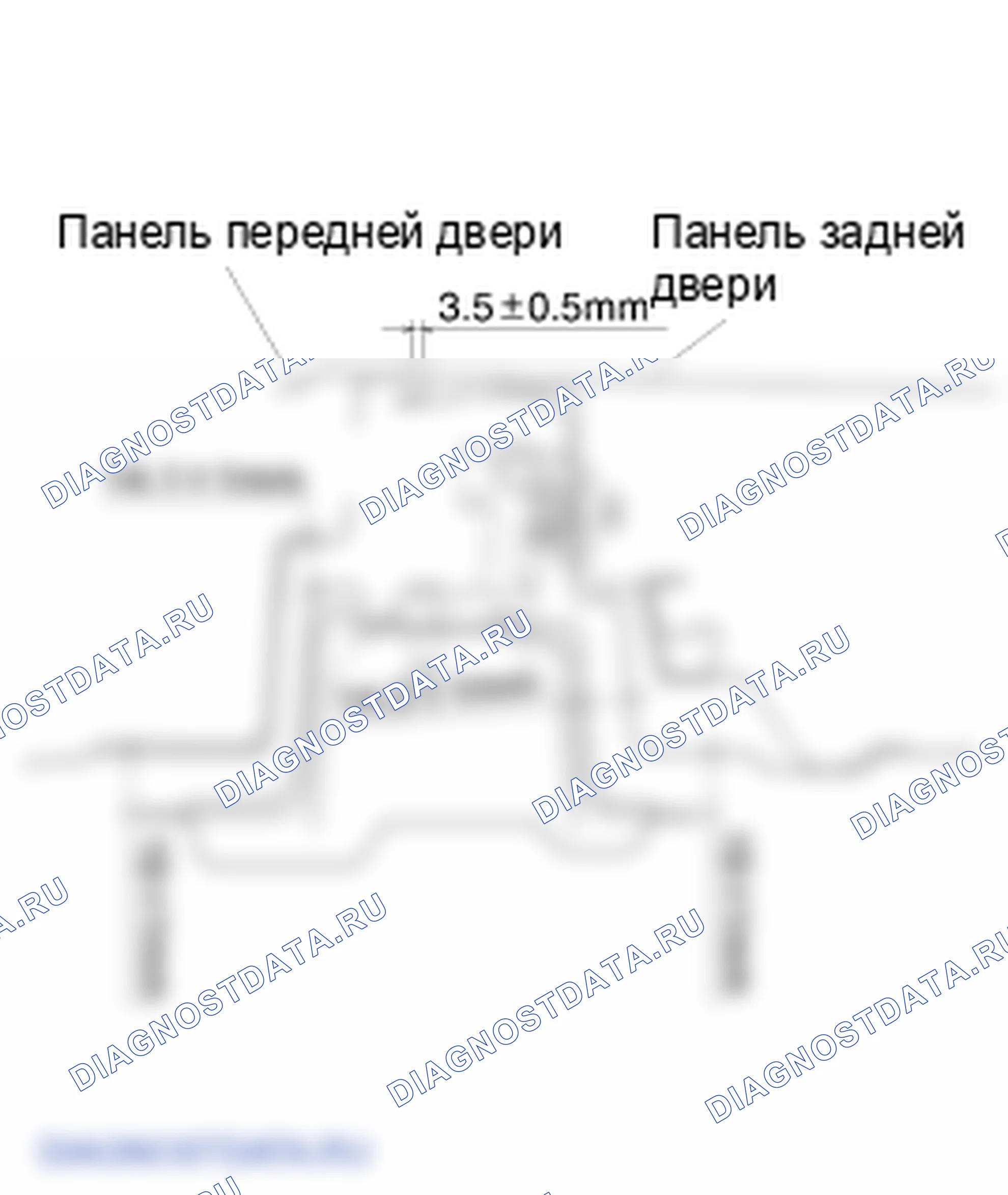Размеры бокового корпуса. Hyundai Elantra V рестайлинг