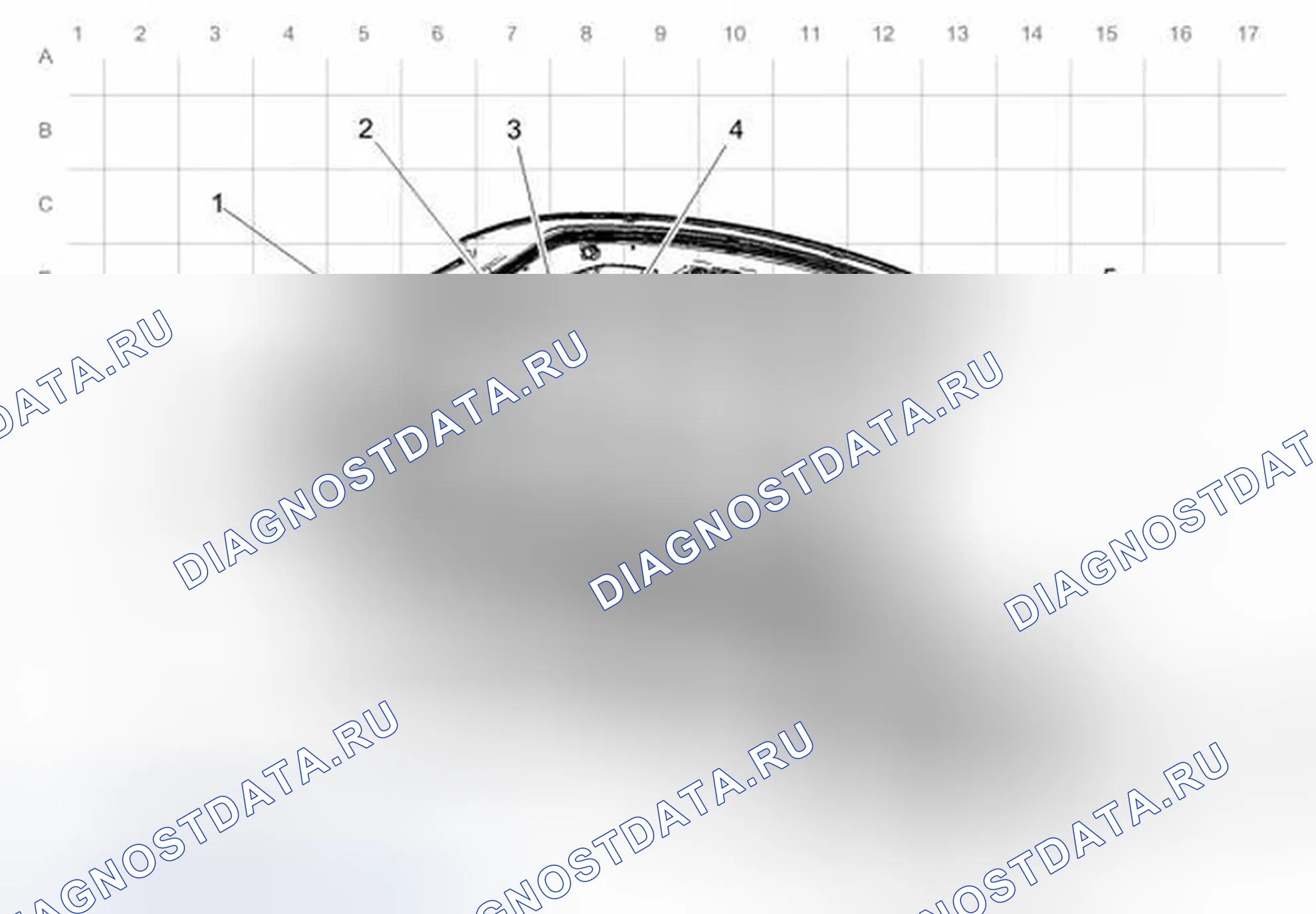 Рис. 22: Прокладка привязных ремней крышки заднего отсека. Chevrolet Cruze I рестайлинг