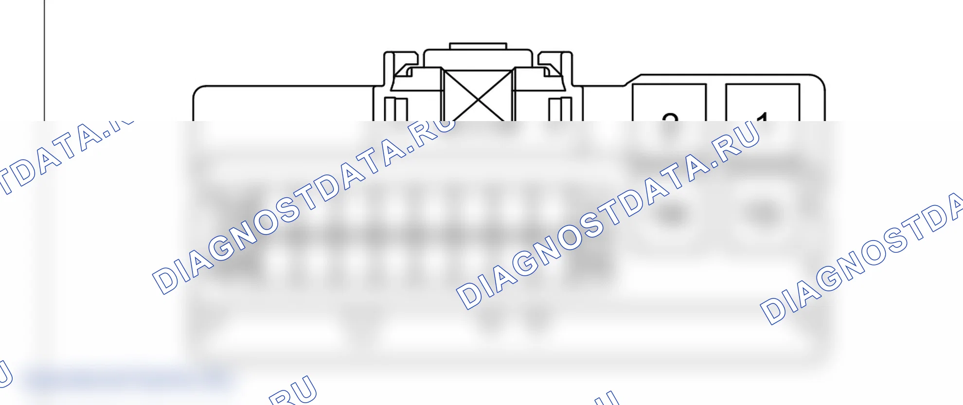 Распиновка разъёма E25-X02 — внешний вид и назначение контактов. Tank 300 II