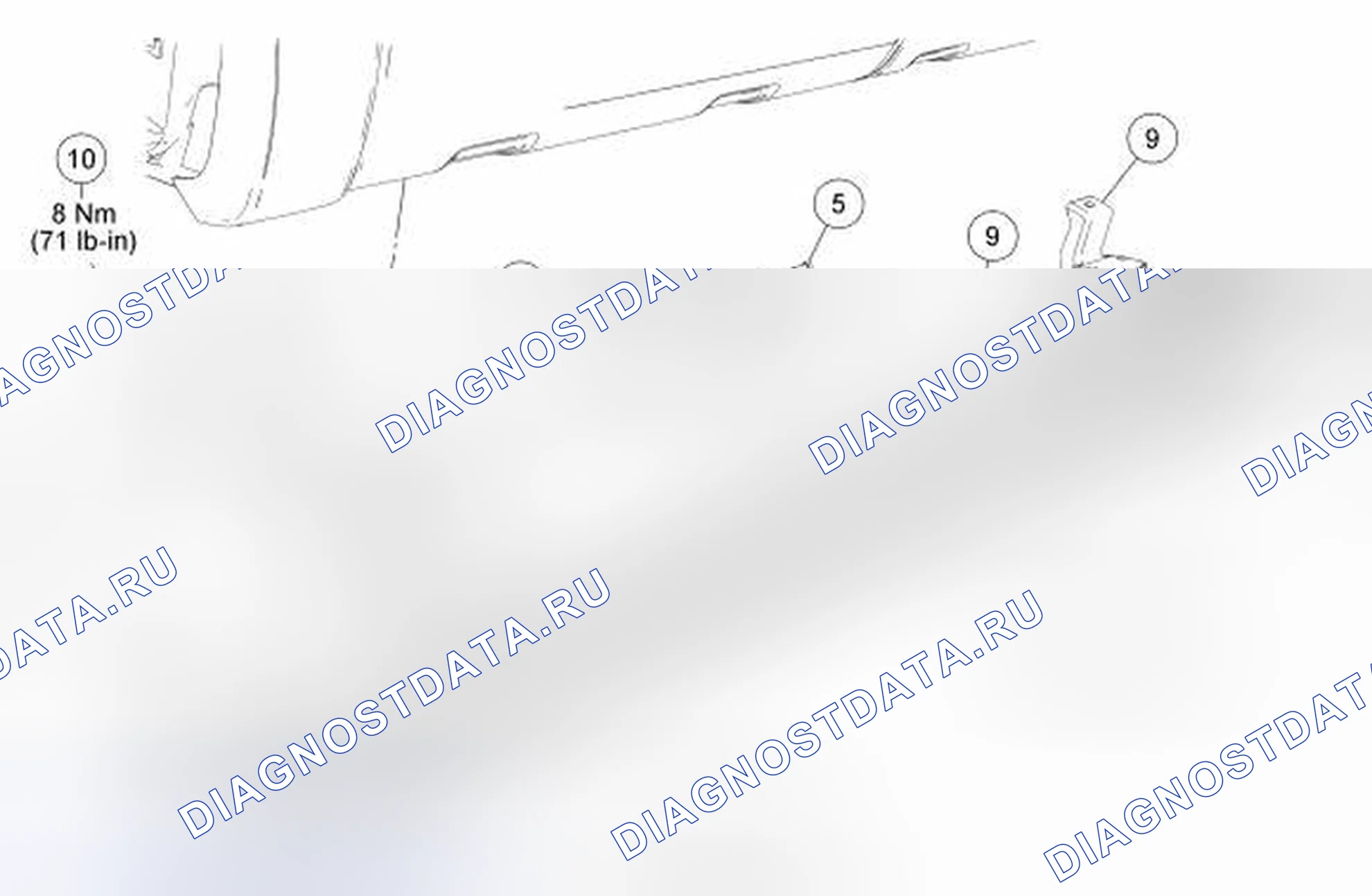 Рис. 31: Кронштейн платы питание Running Board (PRB). Hyundai Mufasa I