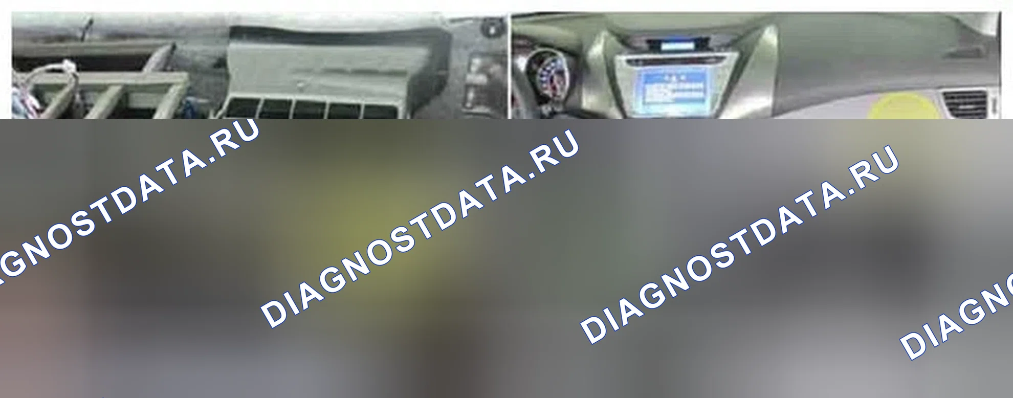 Рис. 102: Расположение компонентов. Hyundai Elantra V