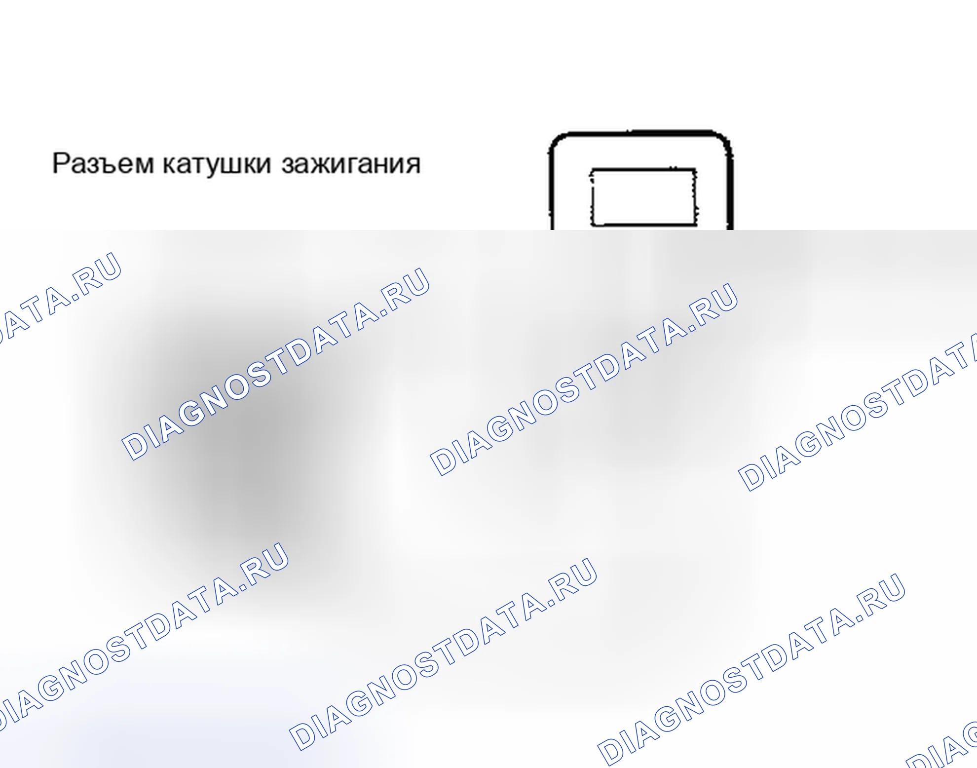 Рис. 2: Сопротивление катушки зажигания. Mazda MPV III