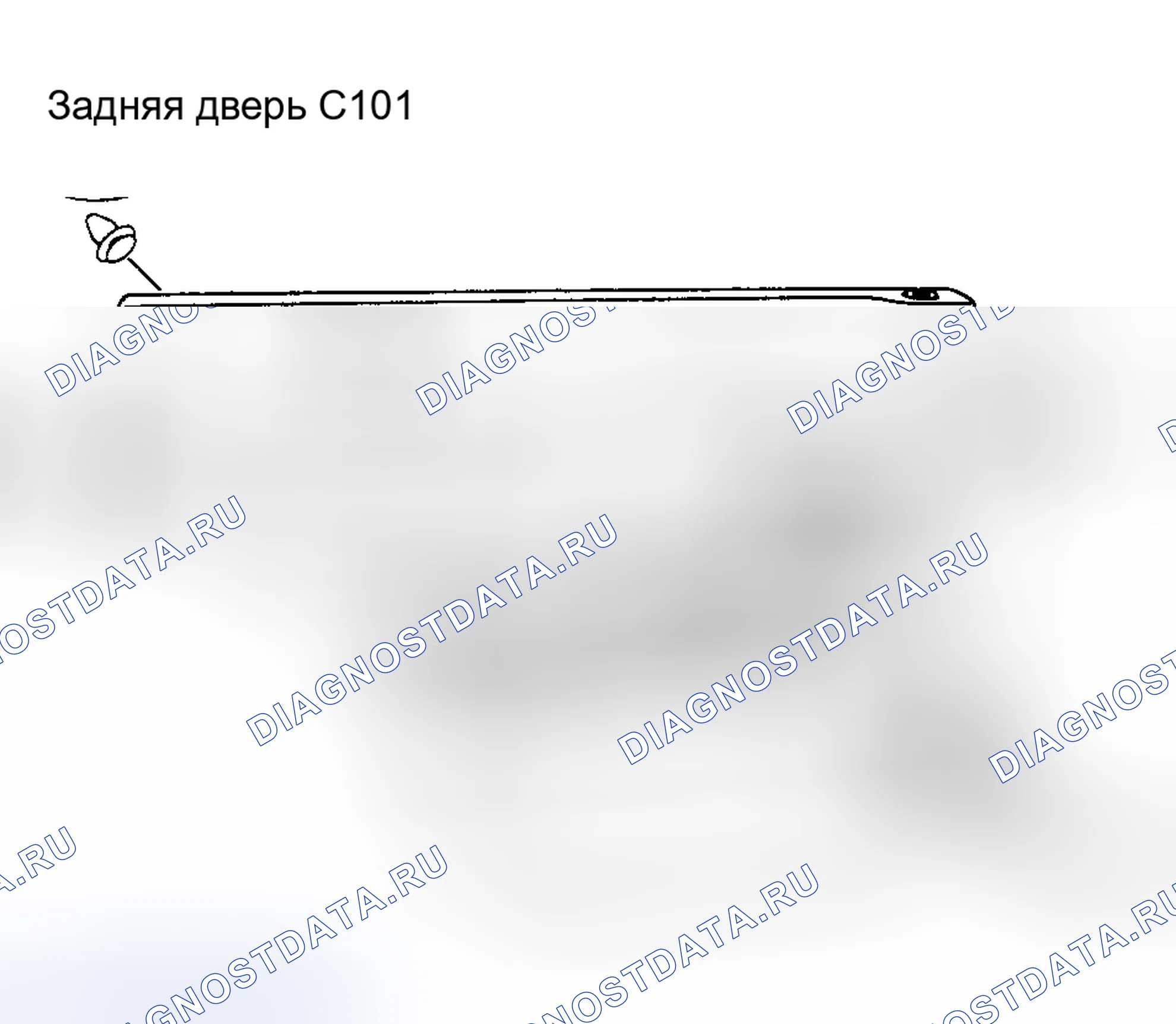 Рис. 8: Задние двери. Nissan Stanza III