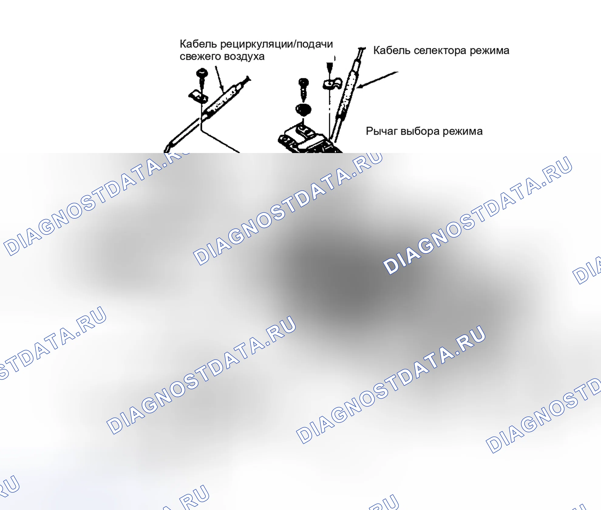 Рис. 3: Демонтаж и монтаж. Ford Escort V рестайлинг