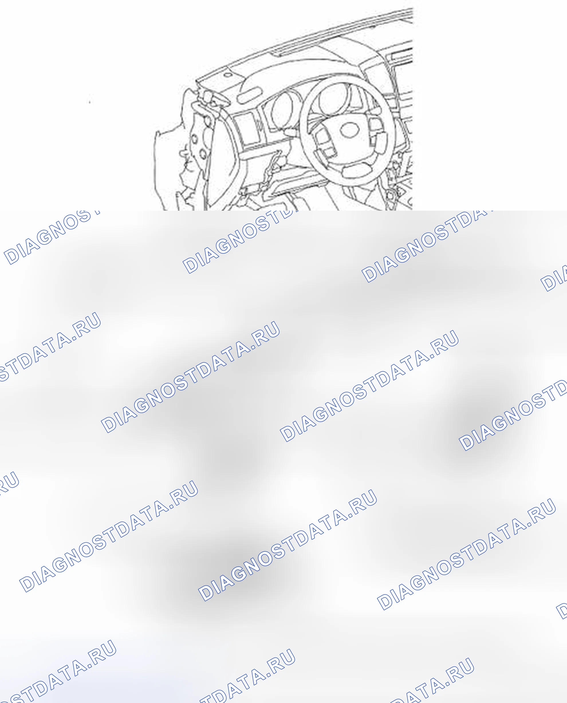Рис. 43: КОМПОНЕНТЫ. Toyota Land Cruiser 200