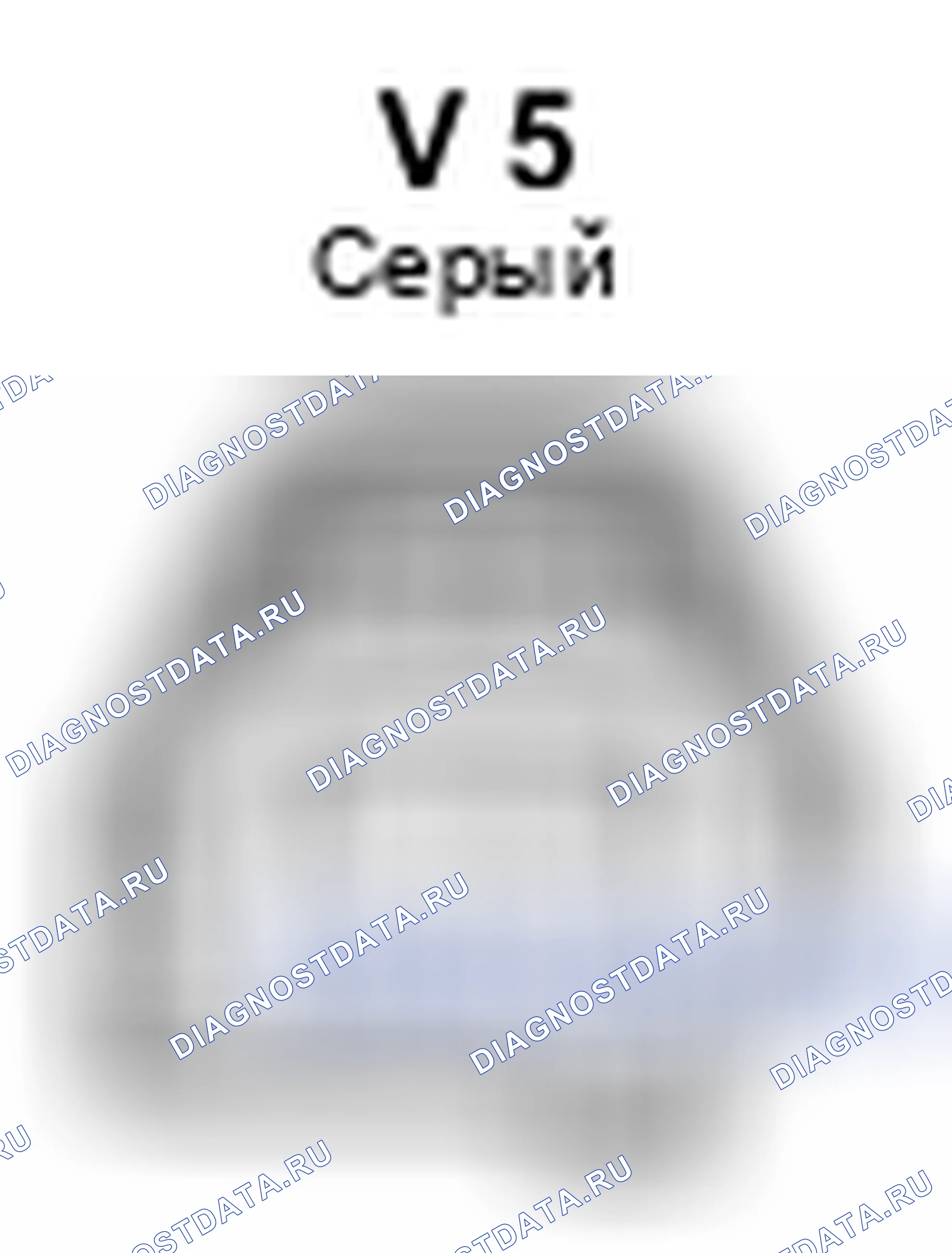 Рис. 634: Вид с торца левого разъема датчика ВВТ (V5). Lexus SC II рестайлинг