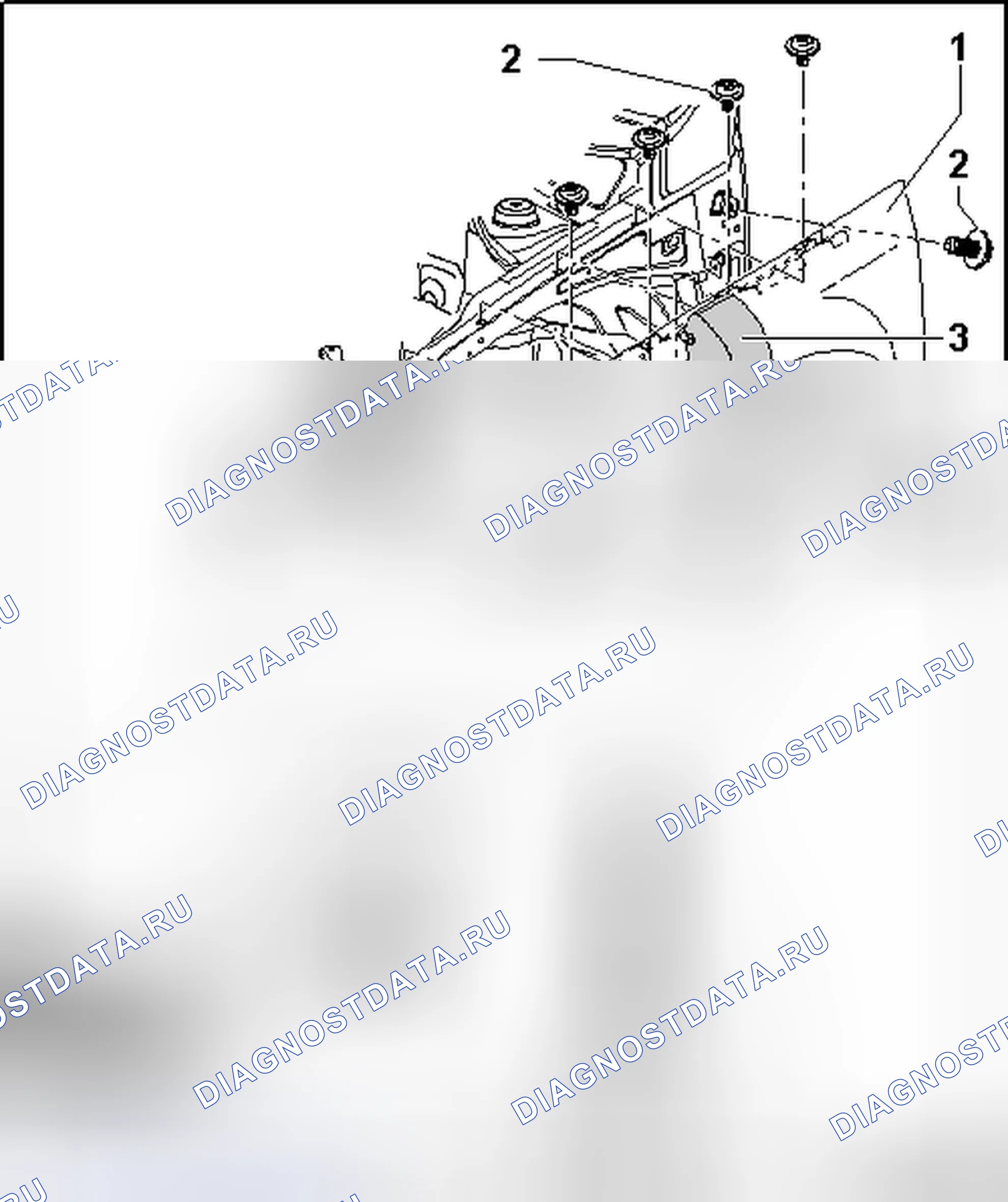 Рис. 389: КРАНЕЦ. Volkswagen Passat B6