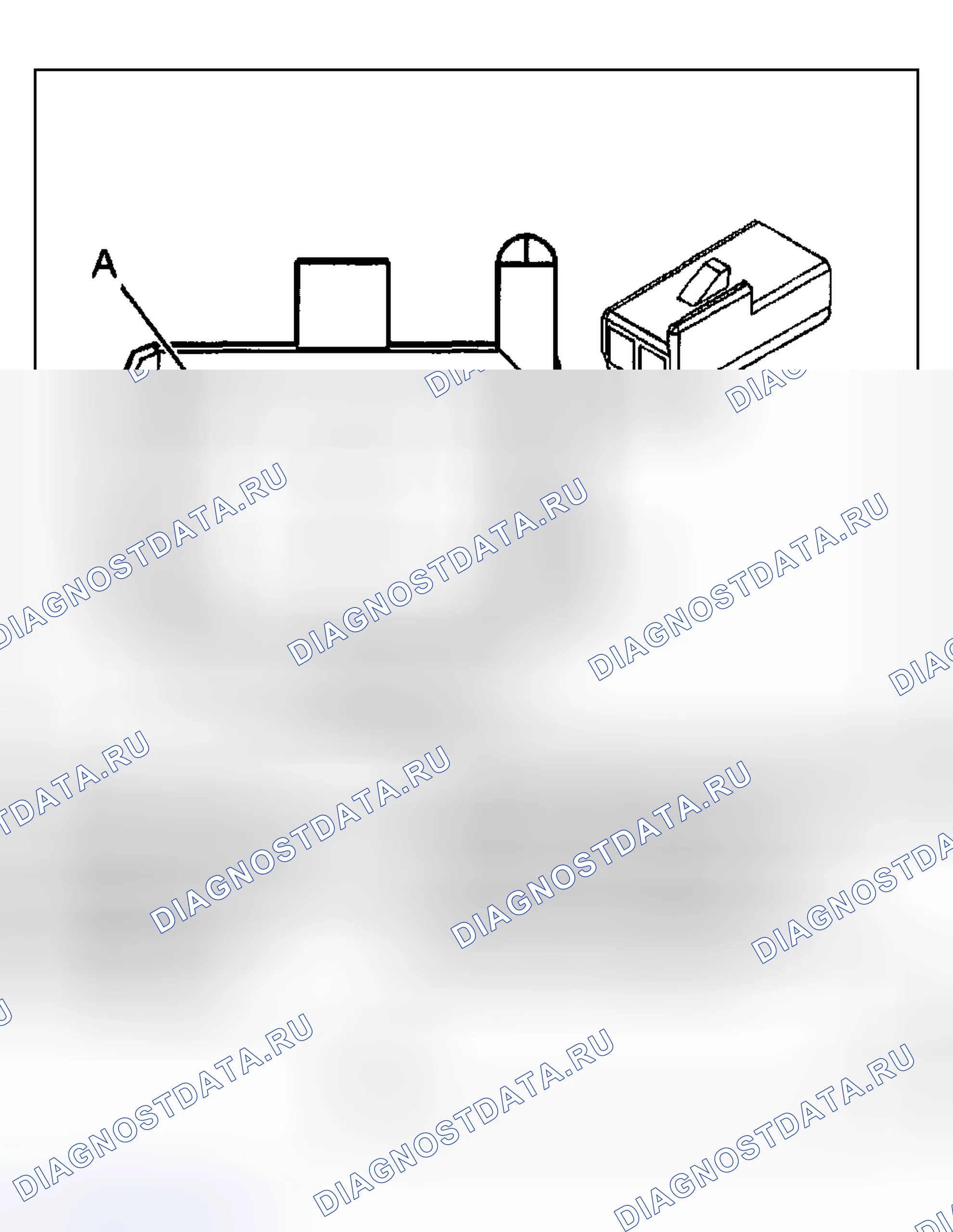 Рис. 6: Привод управления цилиндром замка зажигания. Hyundai Venue I